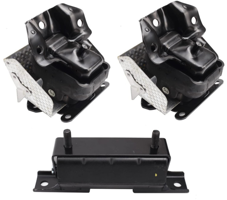 Juego de 3 soportes delanteros de motor y transmisión compatible con Silverado y