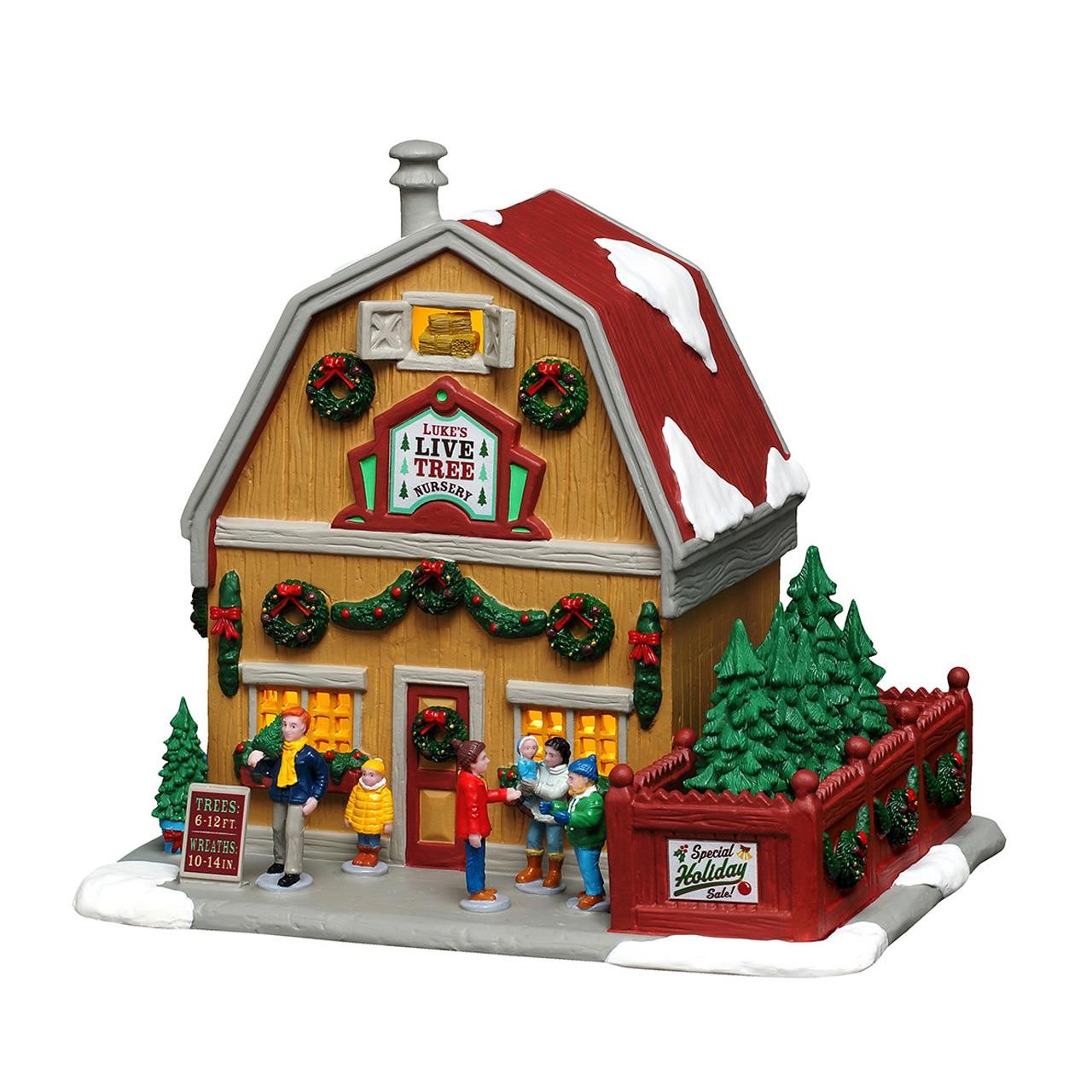 Lemax Caddington Village Luke\'s Live Tree Nursery 65557