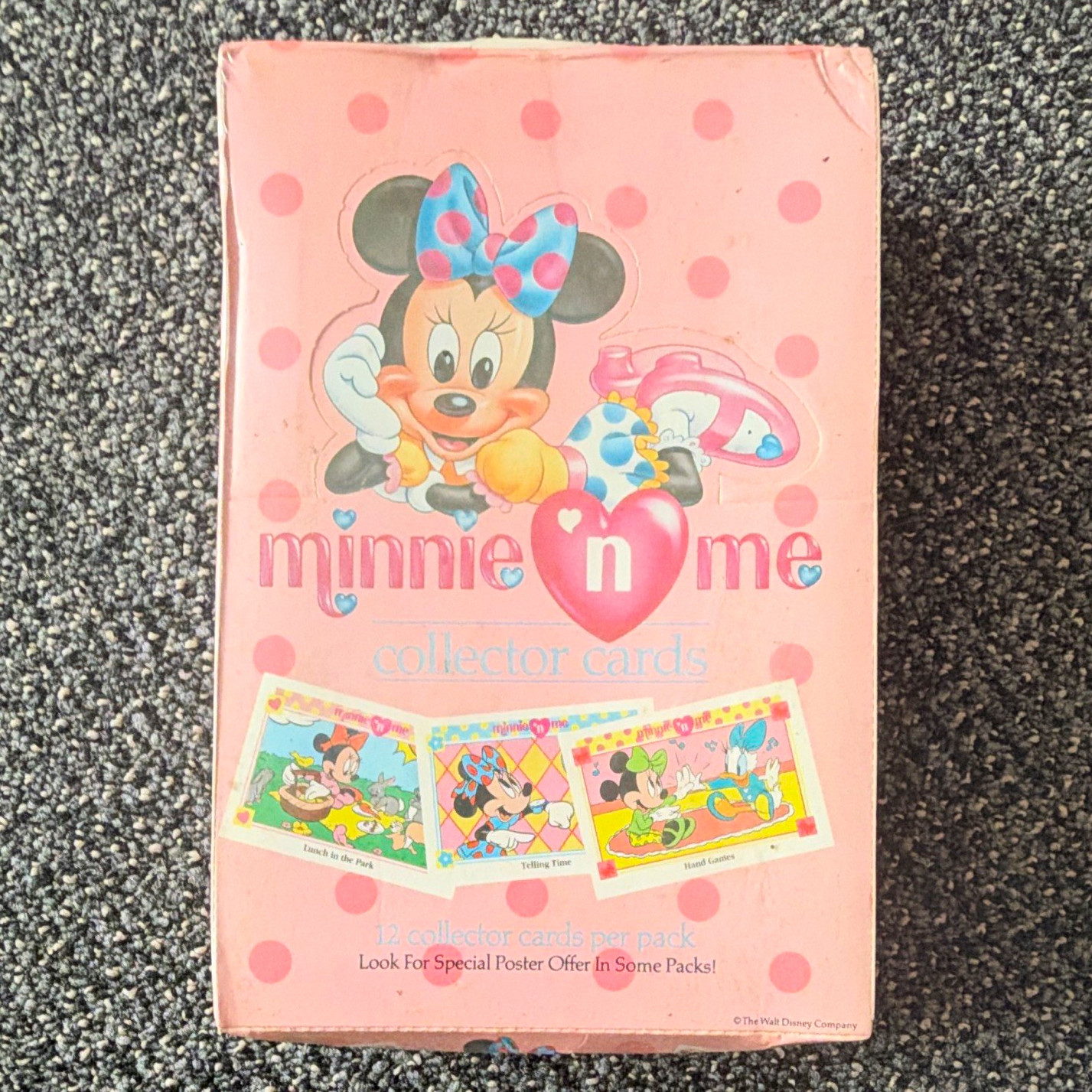 Impel 1991 Disney Minnie \'n Me Minnie Mouse Collector Cards Sealed Box 12
