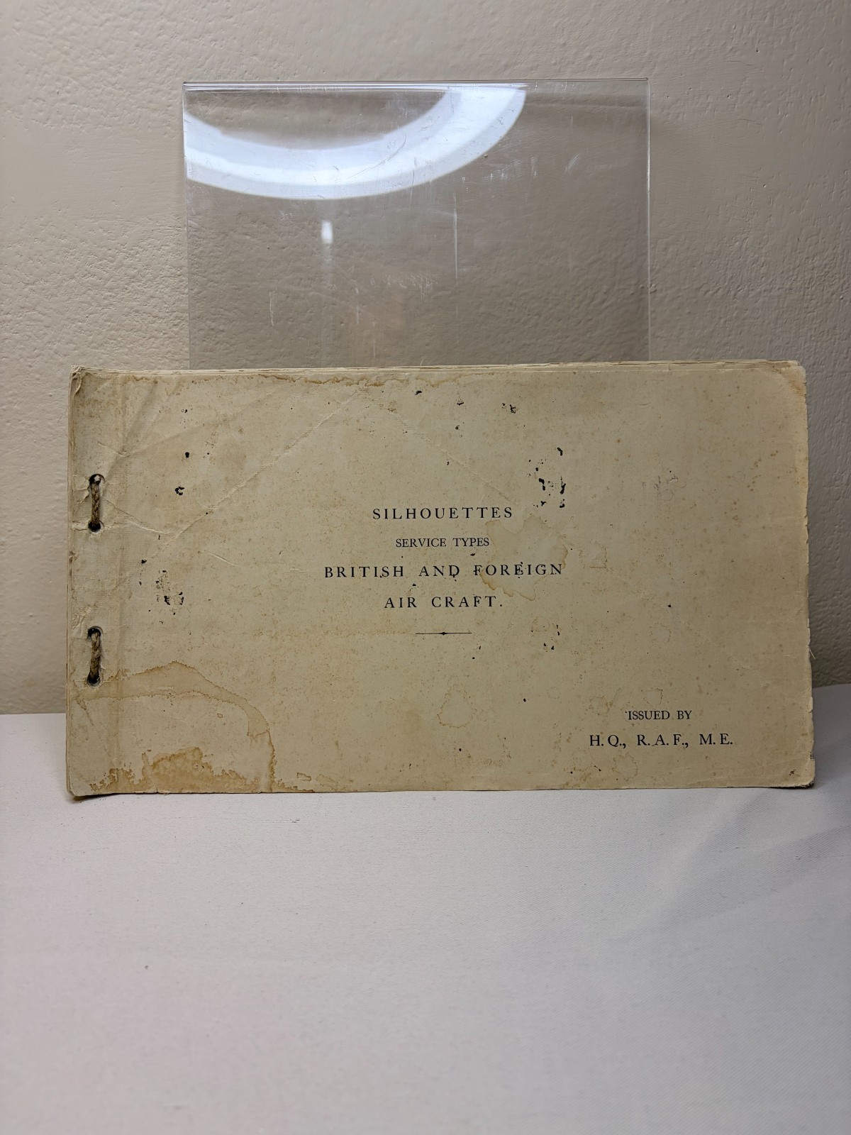 Rare British Manual for Military Aircraft Identification - RAF WW2