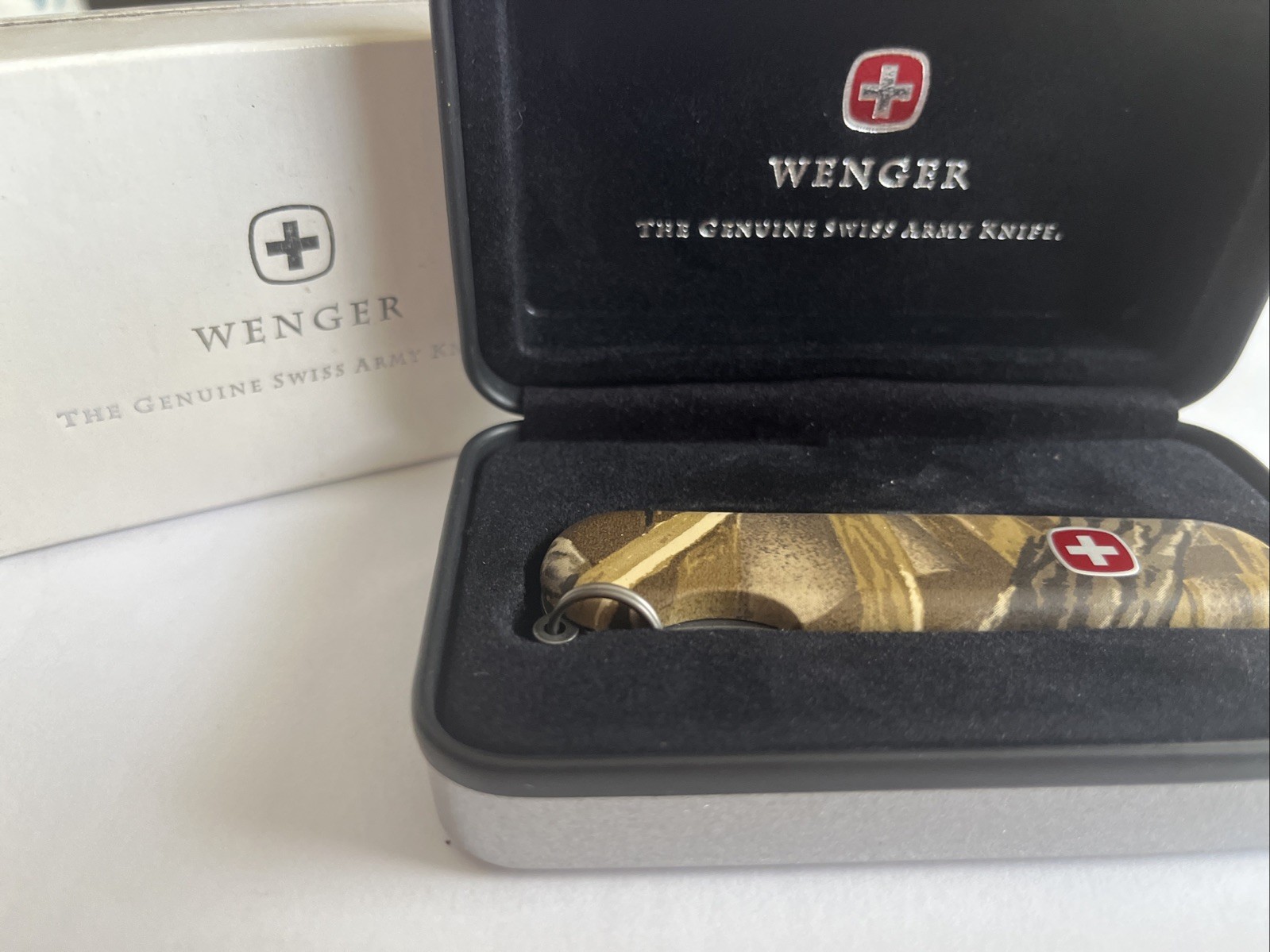 WENGER SWISS ARMY KNIFE HIGHLANDER TIMBER NOS RARE NEW OLD STOCK W/BOX UNUSED