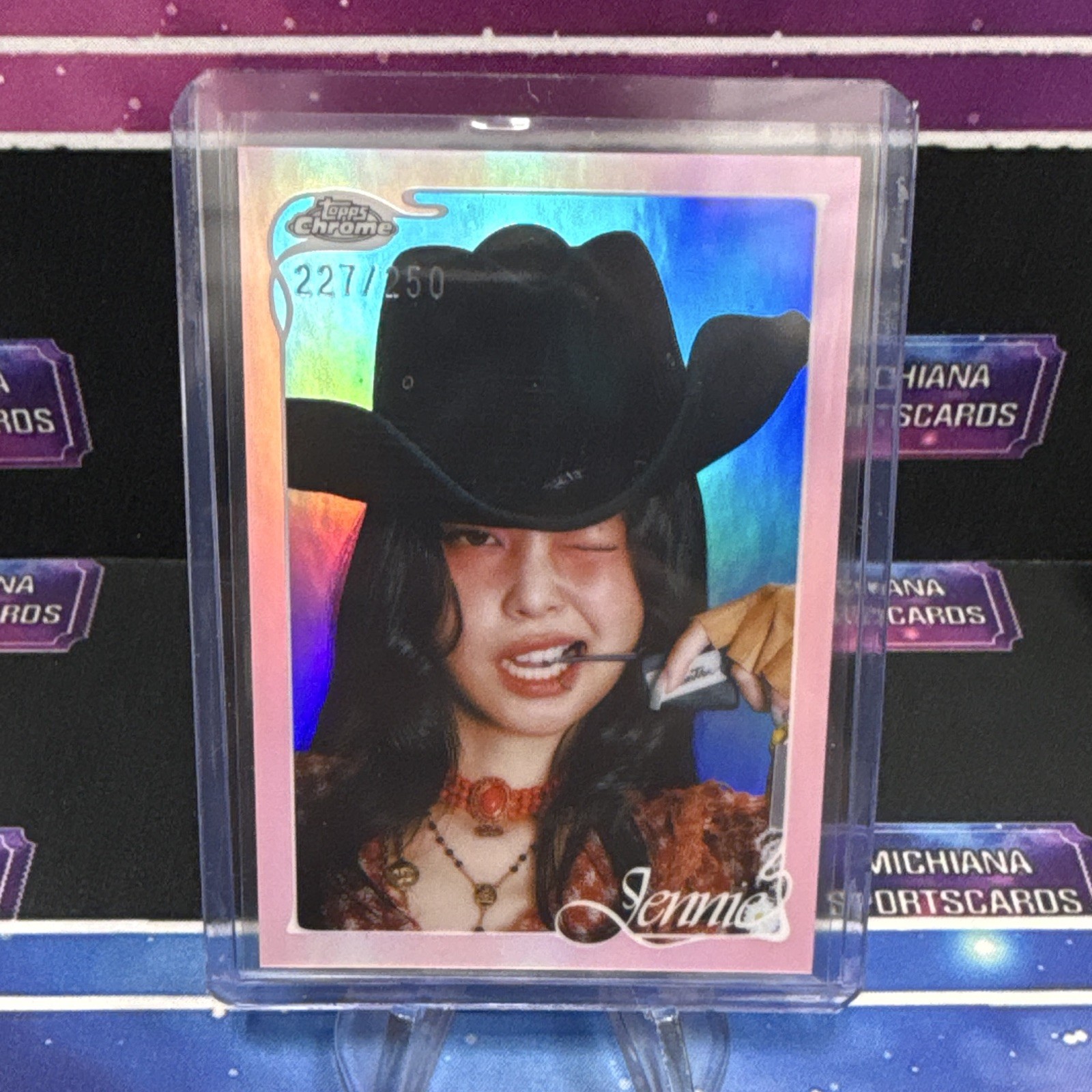 Topps 2026 Topps Chrome Jennie #24 Serial Numbered 227/250 Trading Card