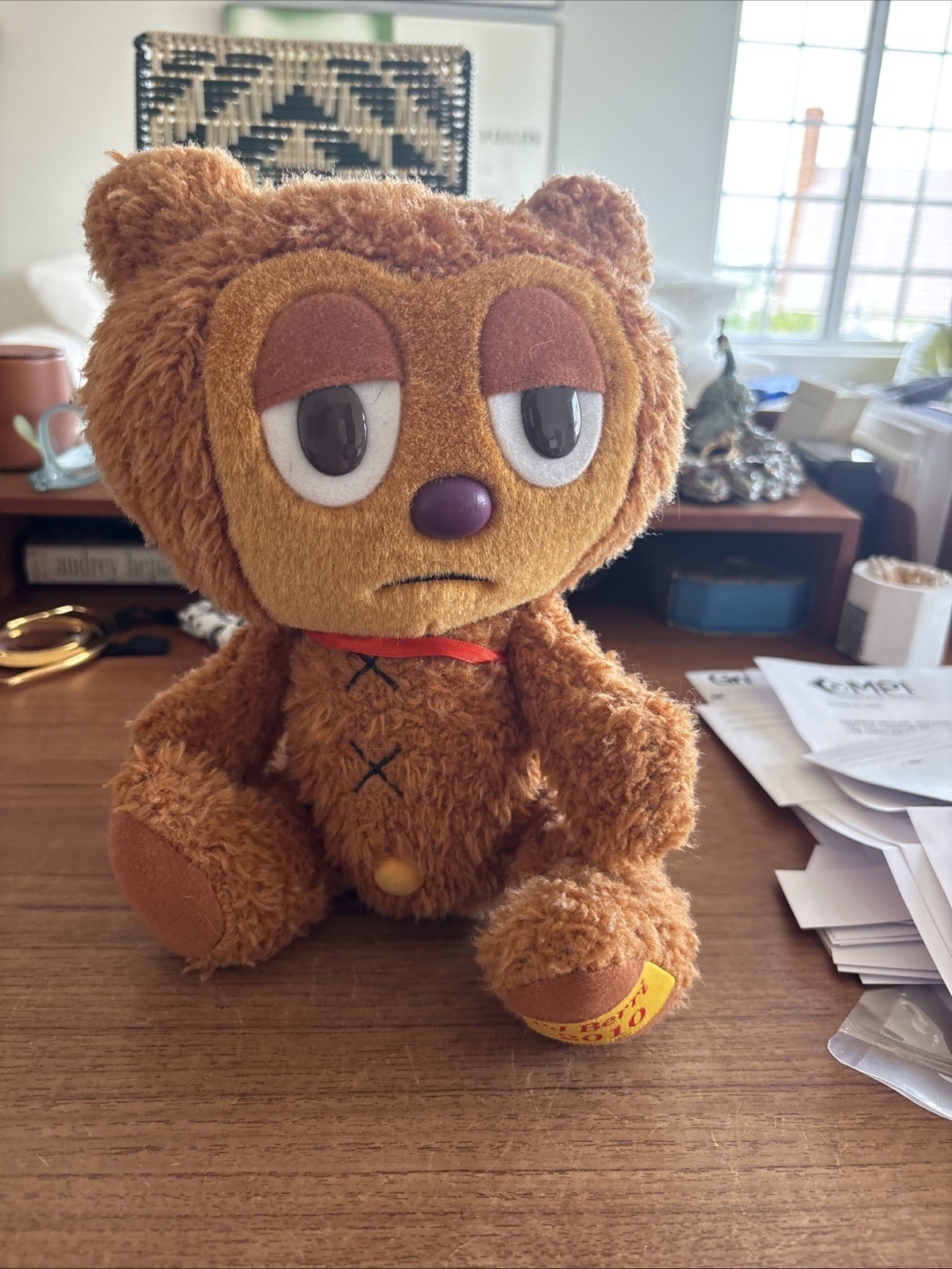 PLUSH KIDROBOT PARAPPA THE RAPPER PLUSH - PJ BERRI P.J. BERRI - COOL BEAR 1995
