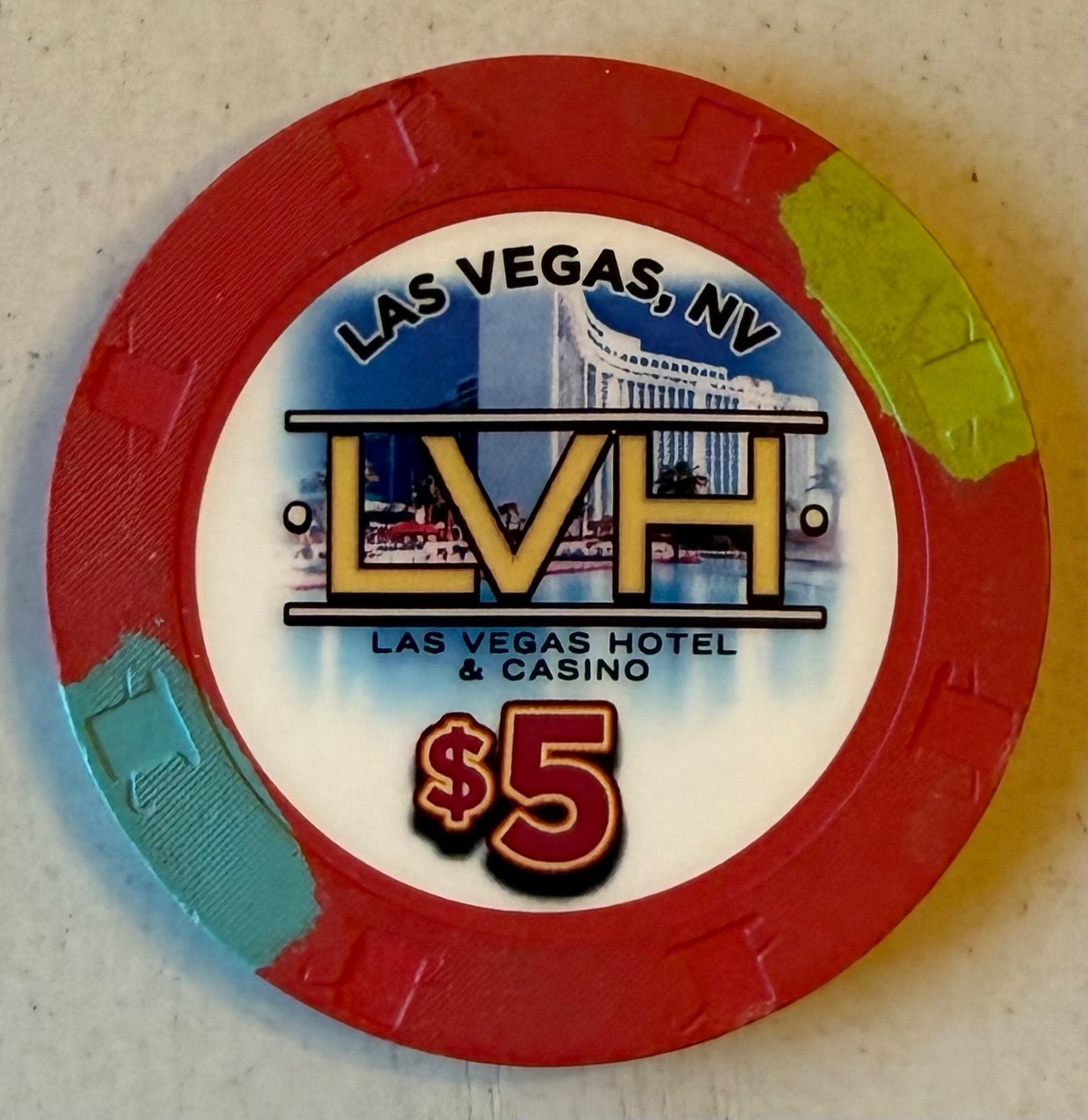 LVH Las Vegas $5 Casino Chip