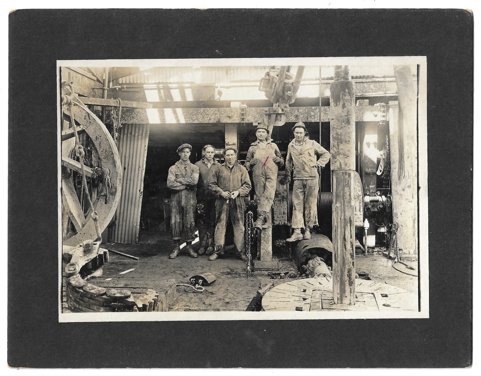 Hunington Beach Oil Well Santa Ana California Occupational Photo 1920s