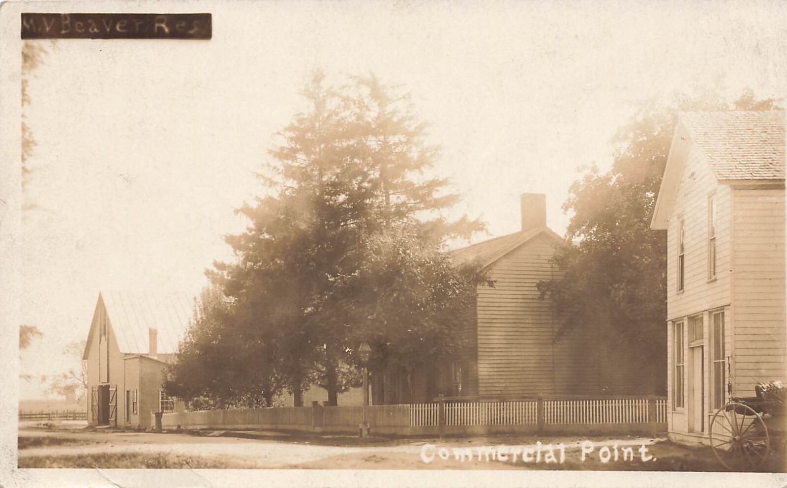 LP47 Commercial Point Ohio Pickaway County RPPC 1910 Postcard LP47 Commercial Point Ohio Pickaway County RPPC 1910 Postcard