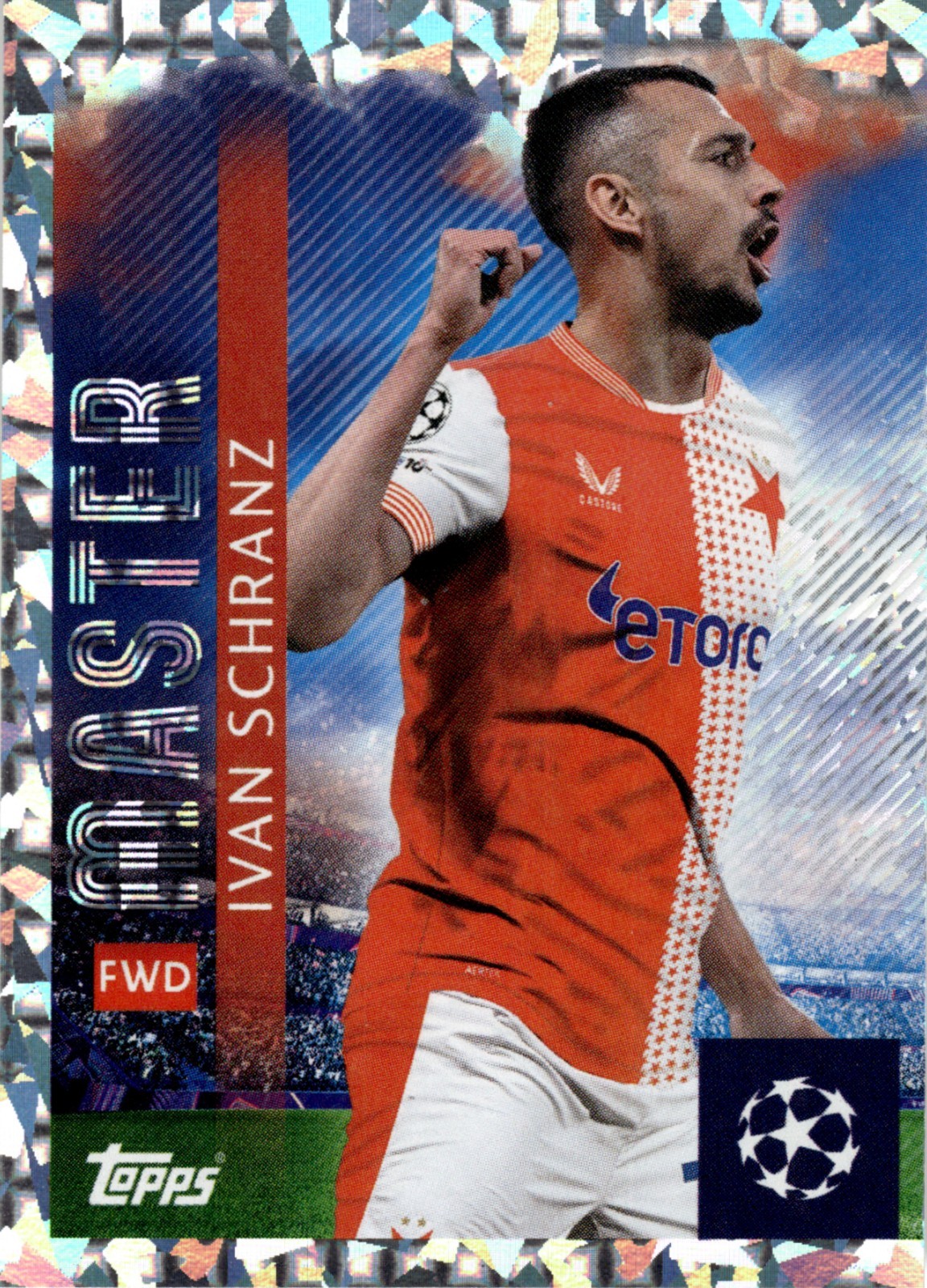 TOPPS CHAMPIONS LEAGUE 2025-26 2026 N.402Ivan Schranz SK Slavia Prague