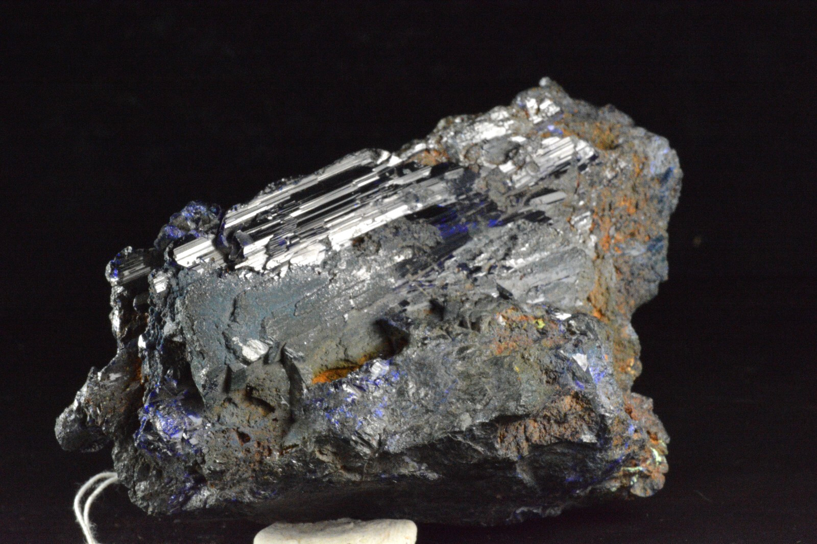 Huge Azurite crystal 3.3 inches, Tsumeb, Namibia Huge Azurite crystal 3.3 inches, Tsumeb, Namibia