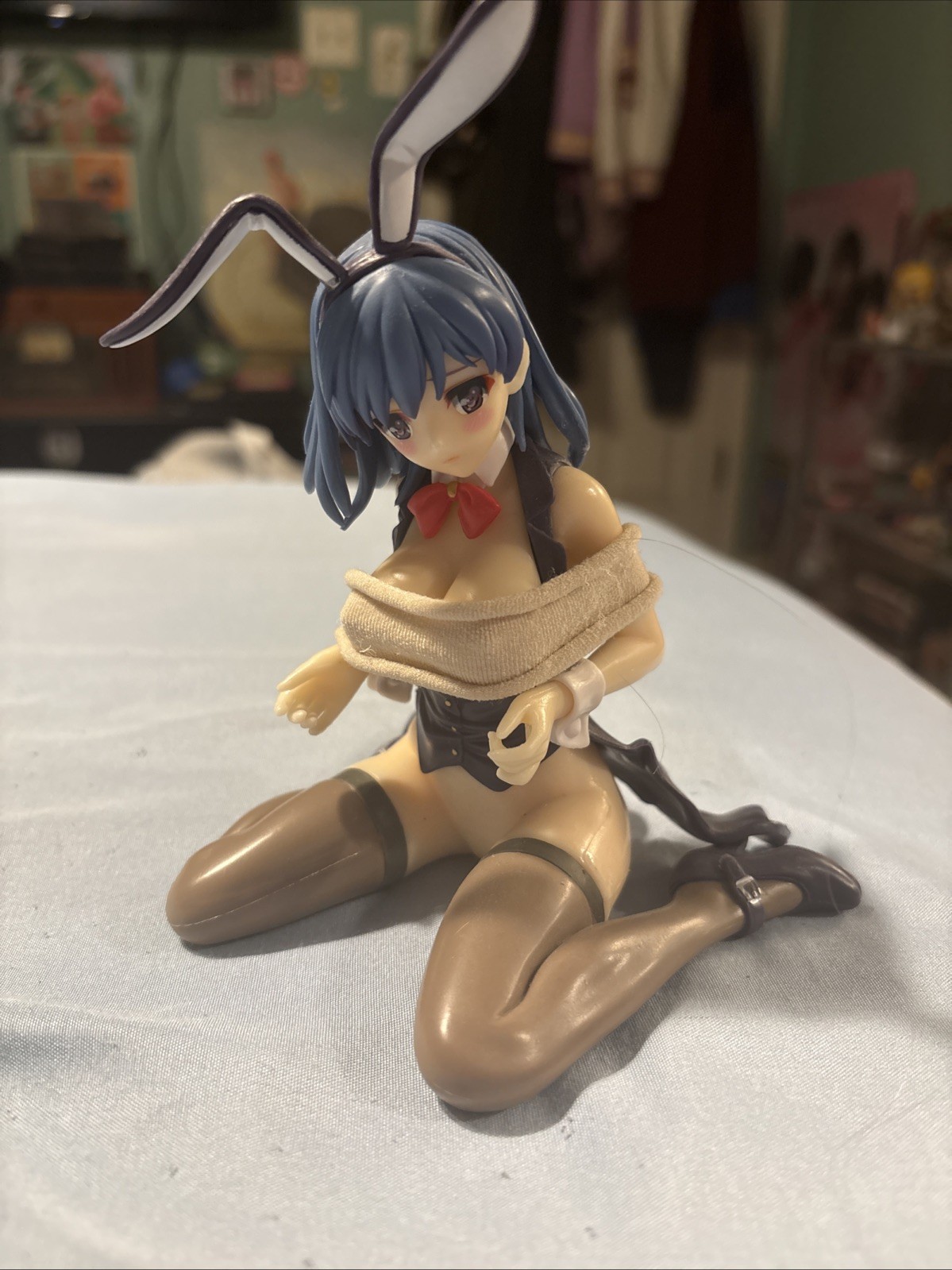 Naughty Figurine-Hana fukiishi. Top And Bottoms Exposed, Anatomically Correct