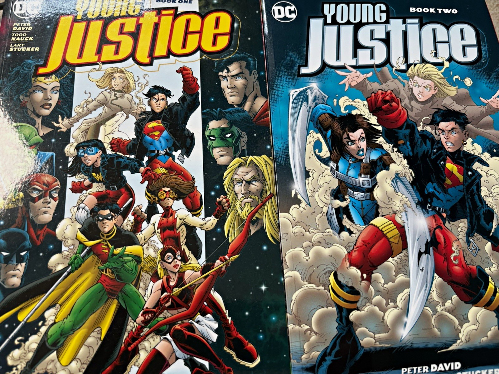 DC Young Justice Book One book 2 graphic novel by Peter David Color