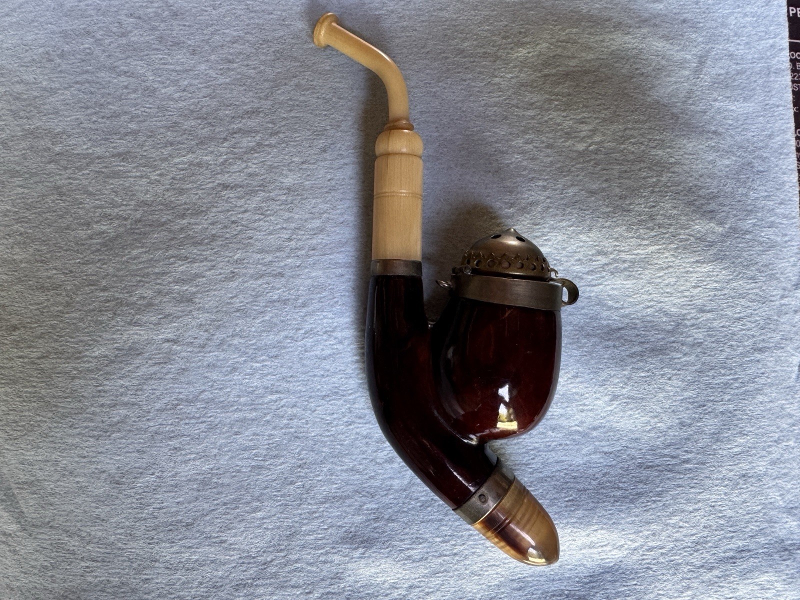 Vintage Antique Bruyere Garantie Cavalier Tobacco Estate Smoking Pipe