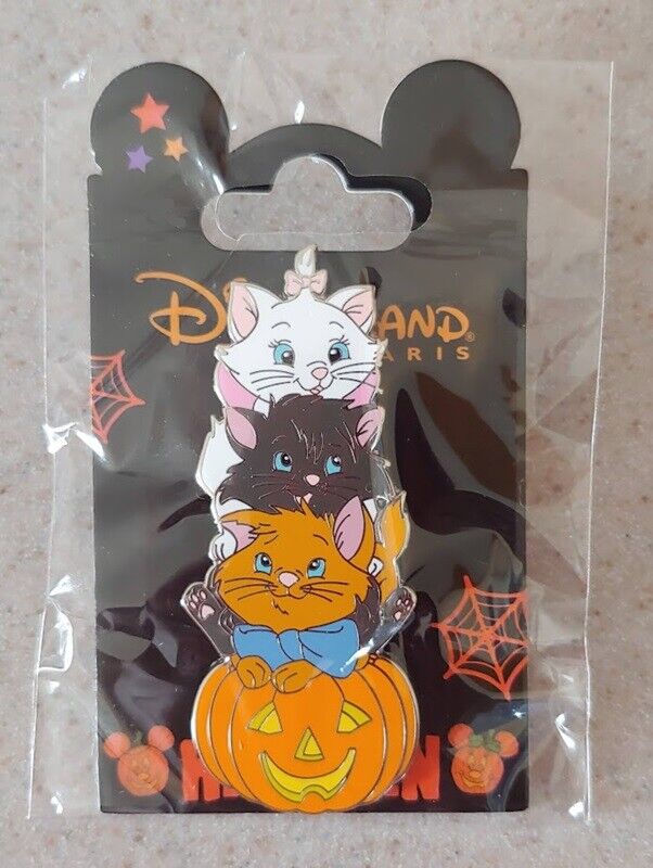 Disney Trading Pin #153700 DLP DLRP - Aristocats - Halloween - Pumpkin