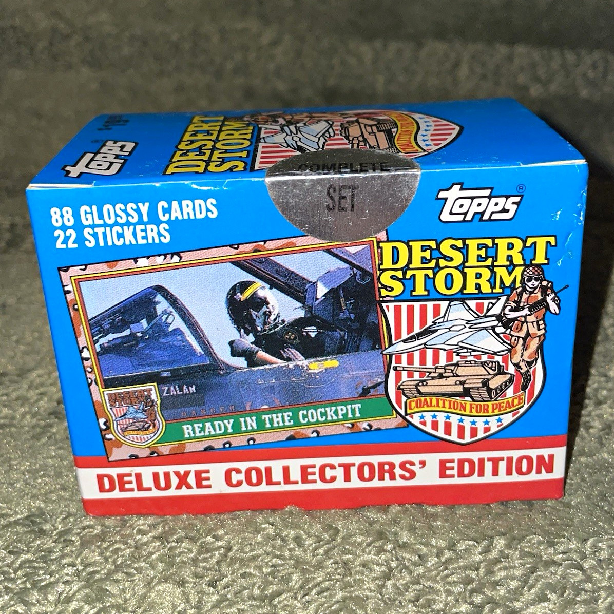 1991 Topps Desert Storm Deluxe Collector's Edition Factory-Sealed Set
