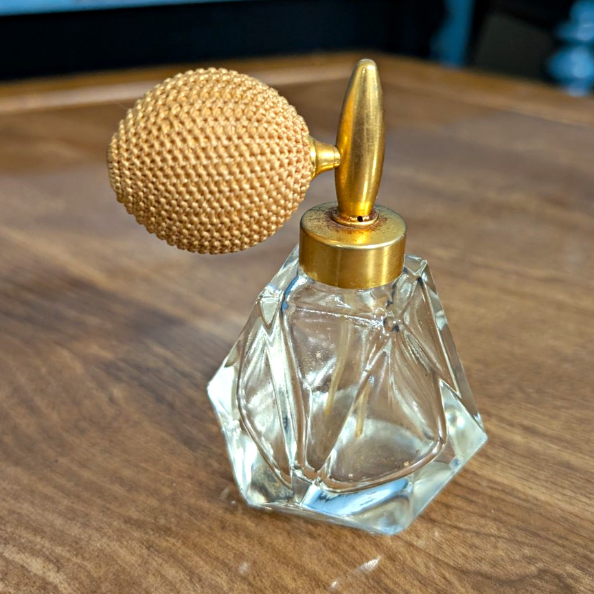 Vintage Glass Perfume Bottle