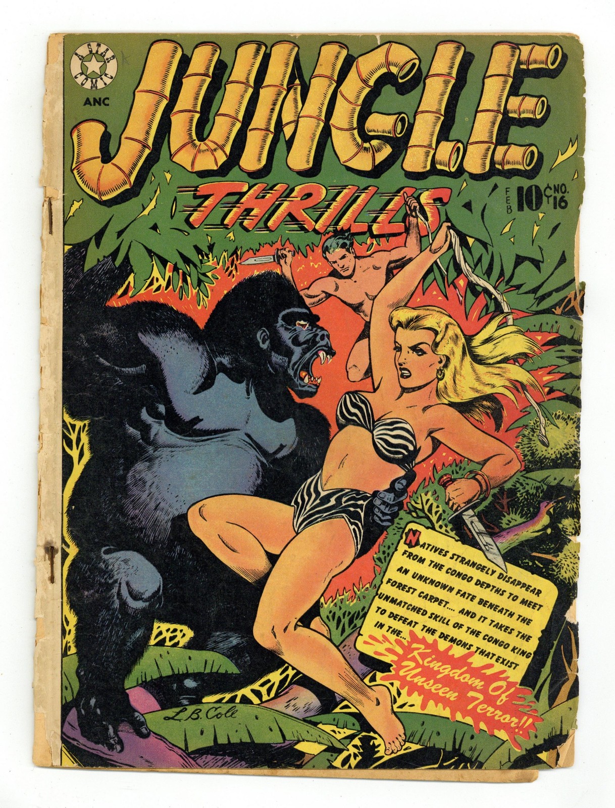 Jungle Thrills #16 PR 0.5 1952