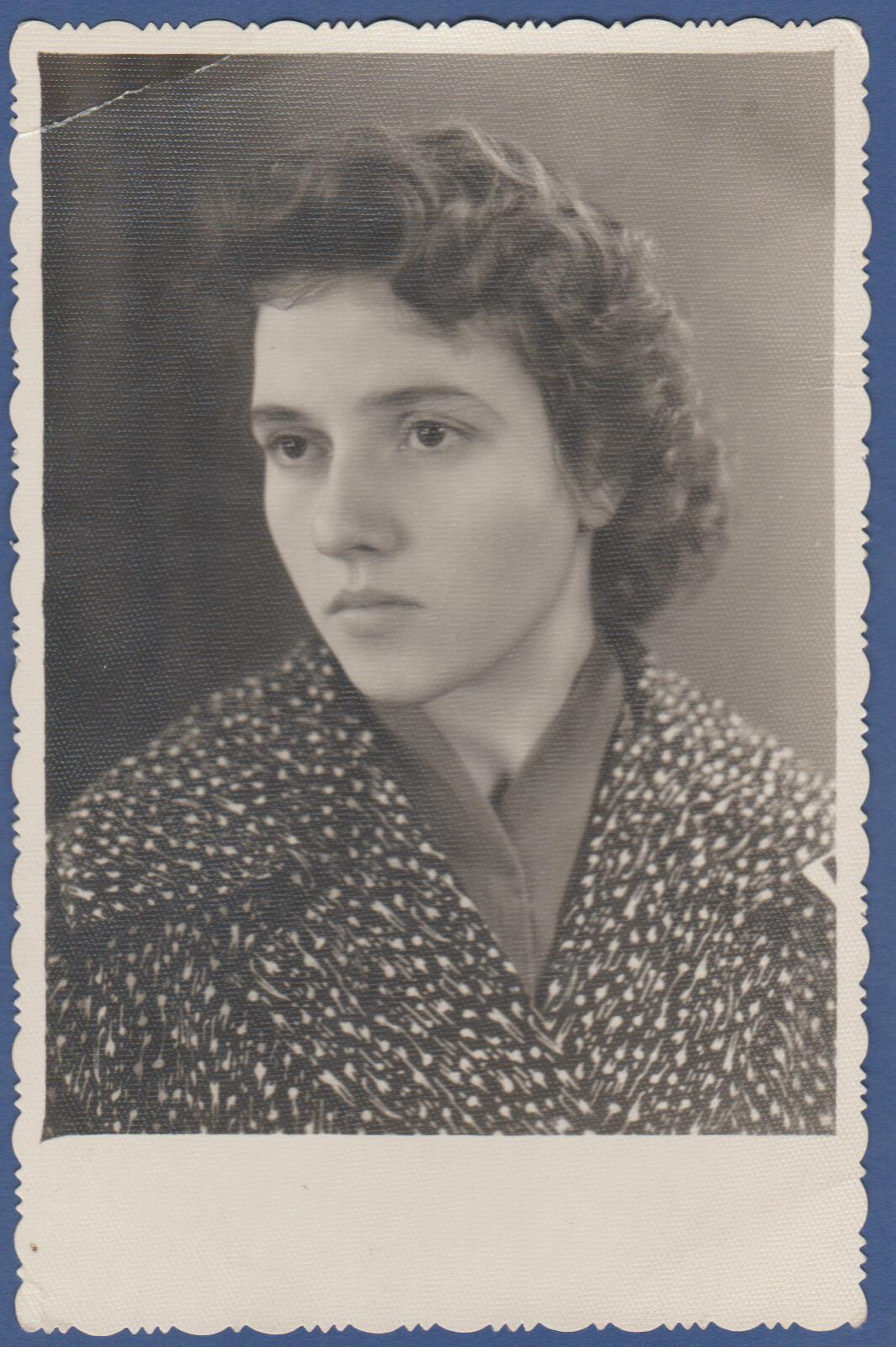 Portrait of Pretty Girl Lovely Lady Young Woman Soviet Vintage Photo USSR