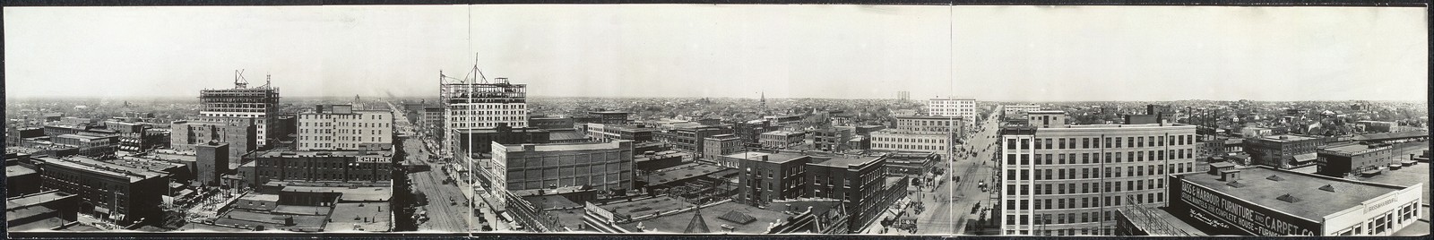 Photo:Oklahoma City Oklahoma c1910 Panorama Under Construction Buildings