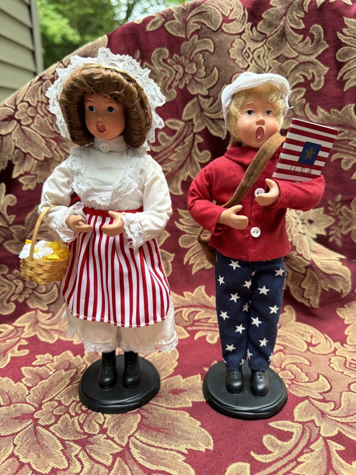 Set of 2 Patriotic Dolls