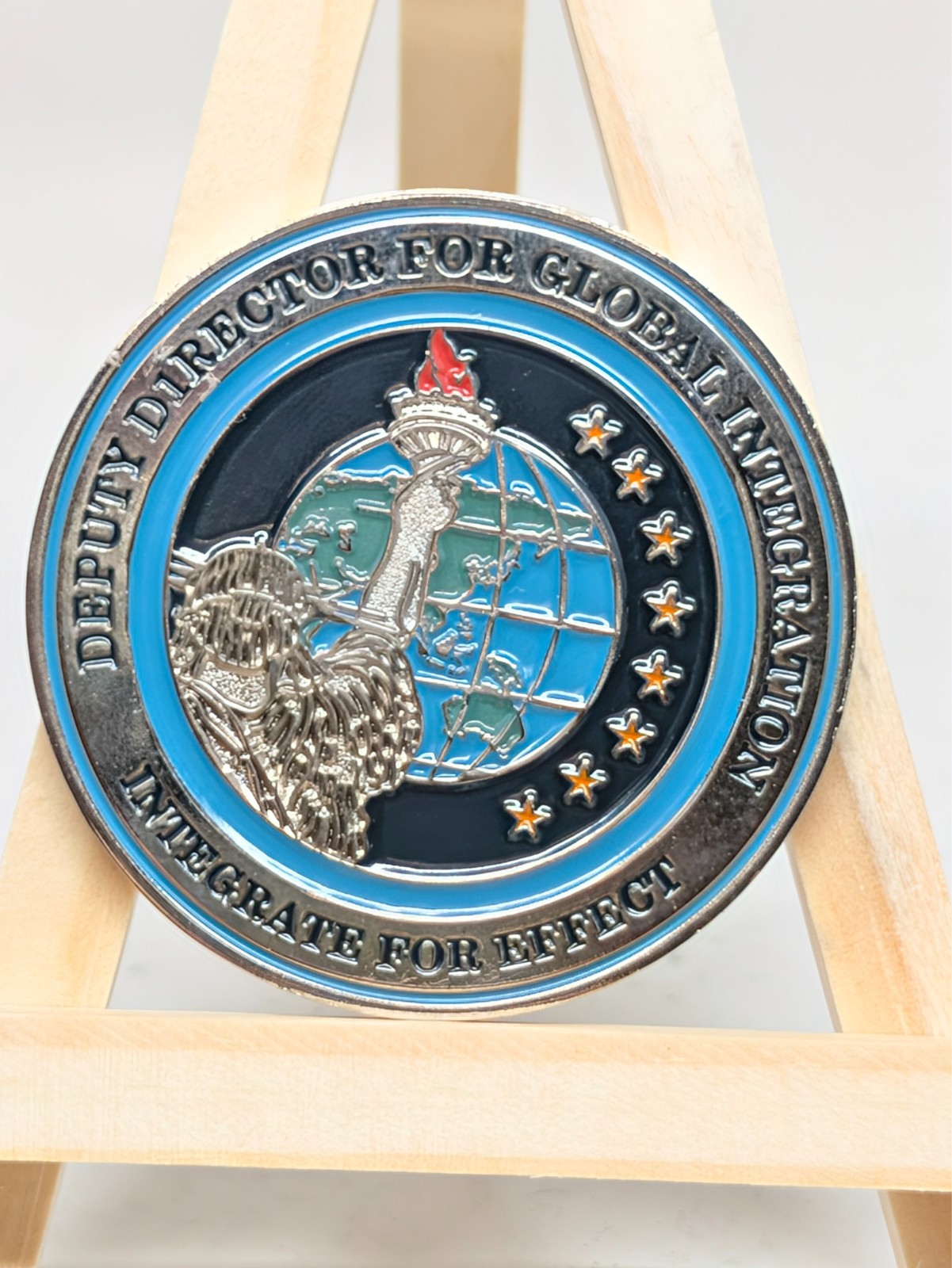 DIA Deputy Director for Global Integration Challenge Coin Defense Intelligence A