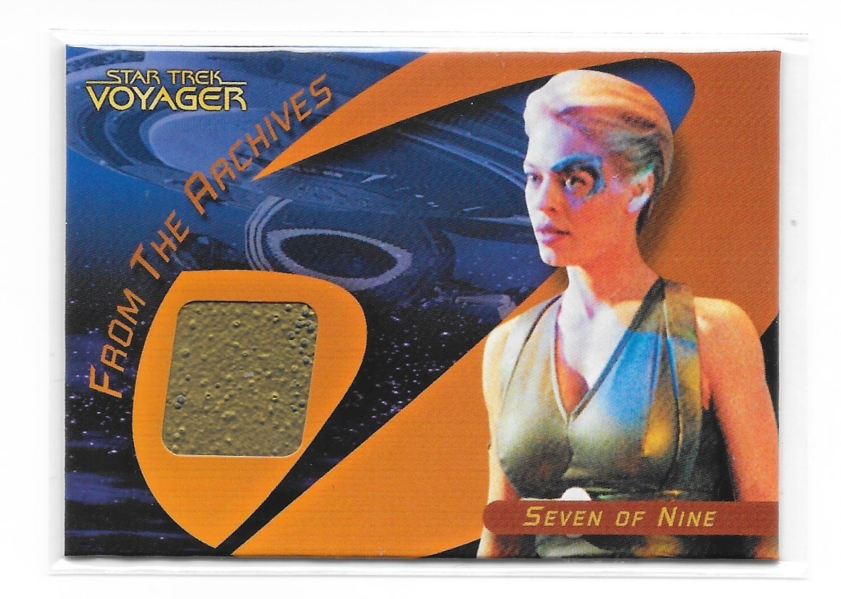 2004 Rittenhouse Star Trek Voyager Archives Jeri Ryan Seven 9 Costume Relic C12