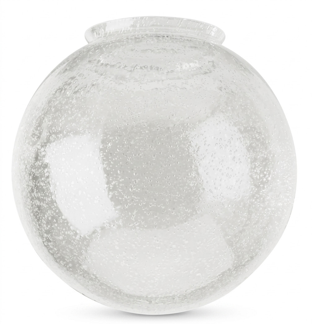 Westinghouse 81560 6-Inch Handblown Clear Seeded Glass Globe with 3-1/4 Inch