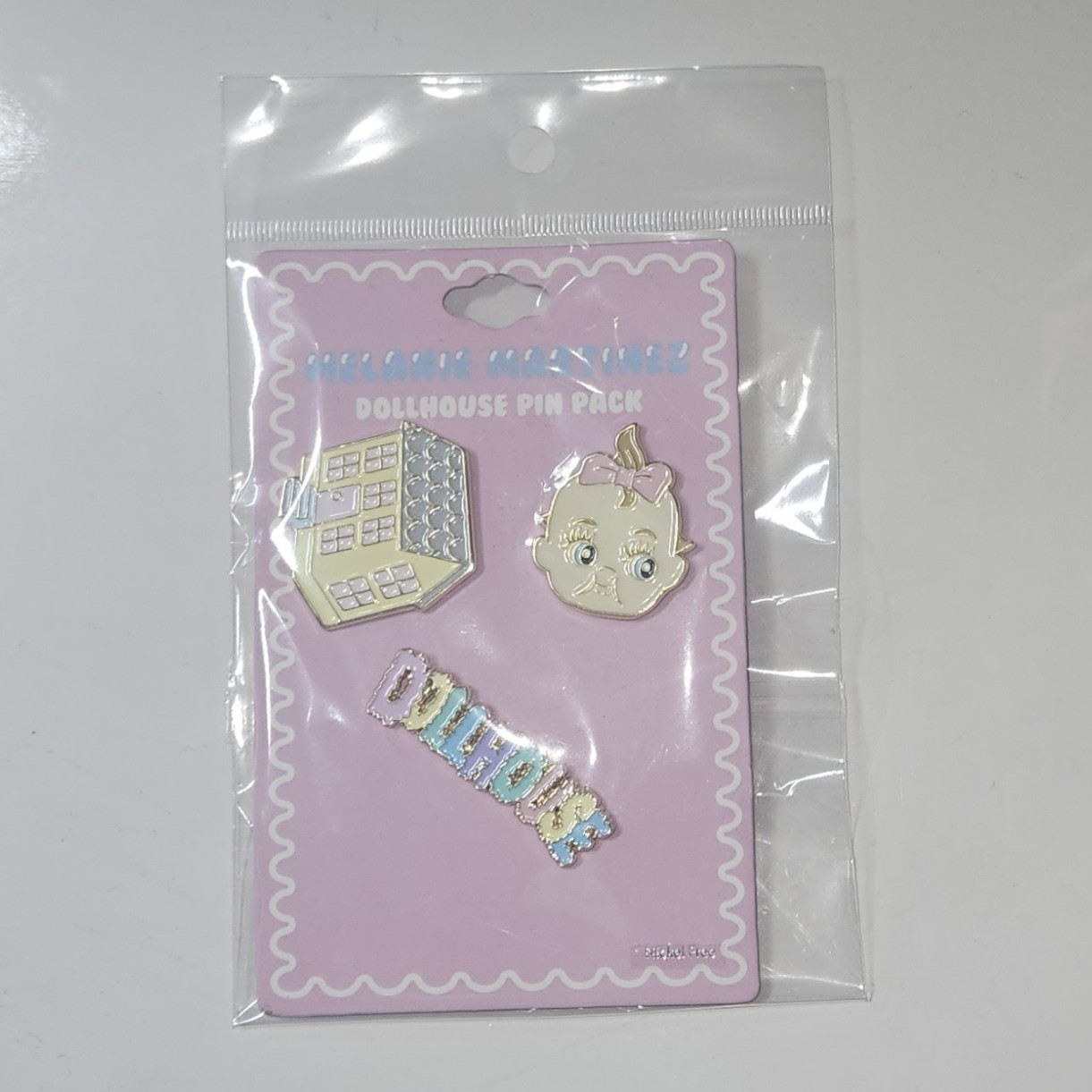 Melanie Martinez Dollhouse Pin Pack Pinbacks - 3 Pinback Pins Set