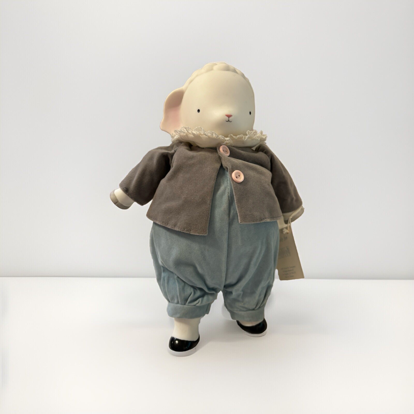 Vintage 1987 Michel & Company Porcelain Doll - My Lamby Pie Sheep Lamb Soft Body