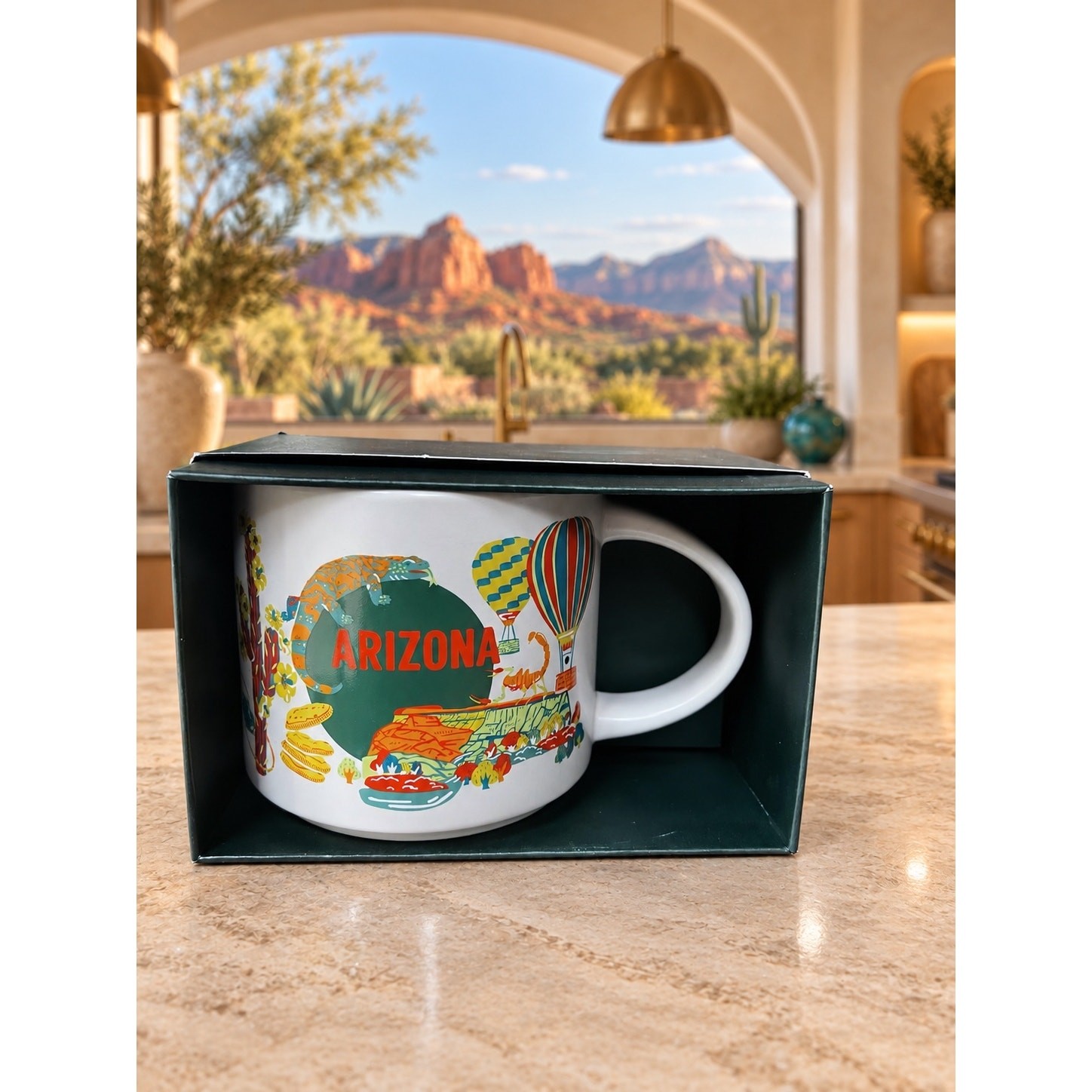 Starbucks Arizona Discovery Series Mug 2024 14oz Ceramic Coffee Cup NWT/BOX