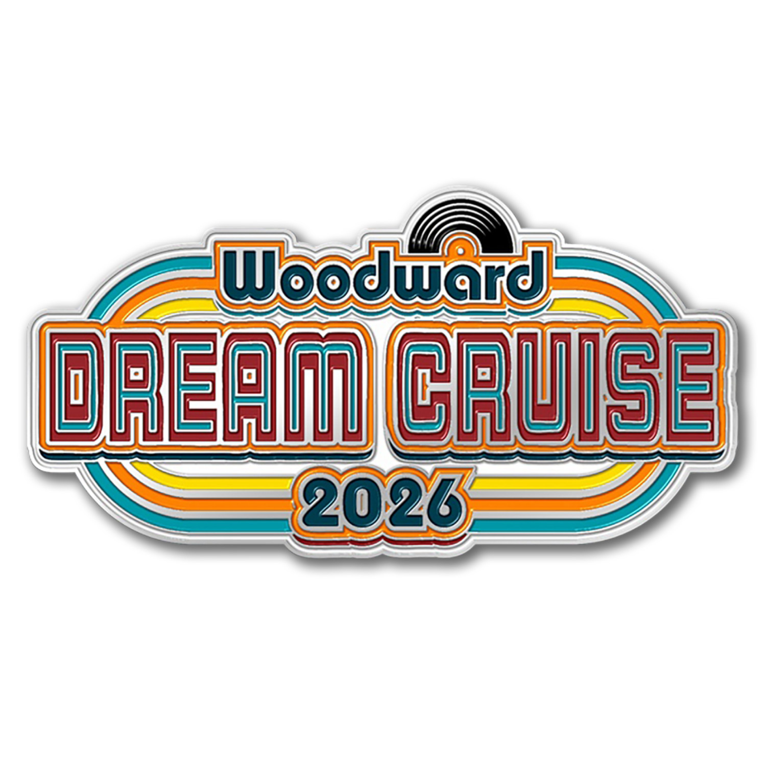 Woodward Dream Cruise Official 2026 Lapel Pin