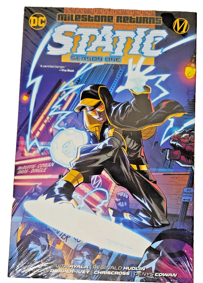STATIC ~ SEASON ONE~ 2022 ~ DC Comics ~ Milestone ~ Hardcover ~ New ~ Sealed STATIC ~ SEASON ONE~ 2022 ~ DC Comics ~ Milestone ~ Hardcover ~ New ~ Sealed