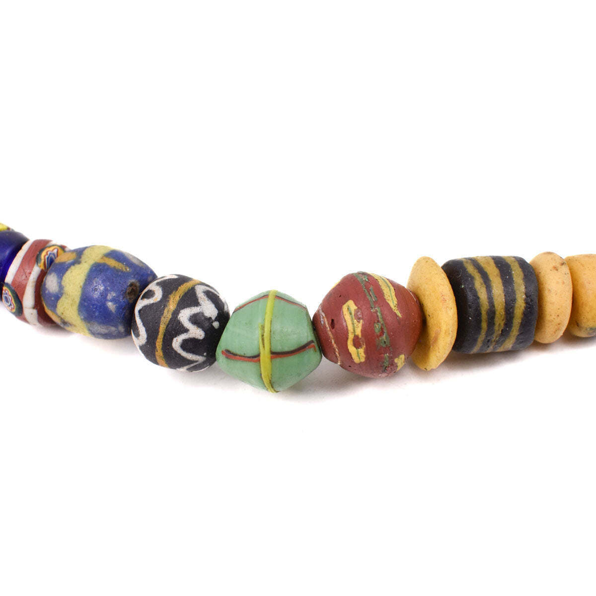 Mixed Venetian and African-Made Powder Glass Beads