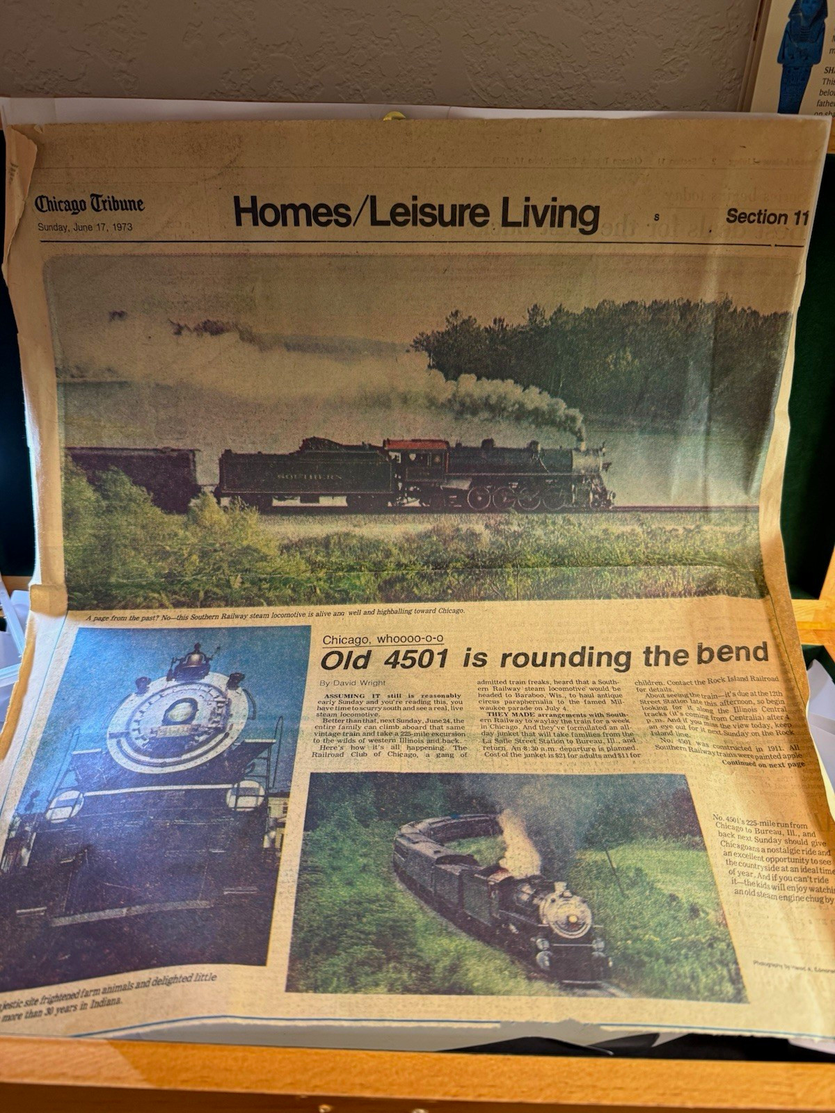 Chicago Tribune Homes/Leisure Living Section 11 June 17 1973 Old 4501 Article