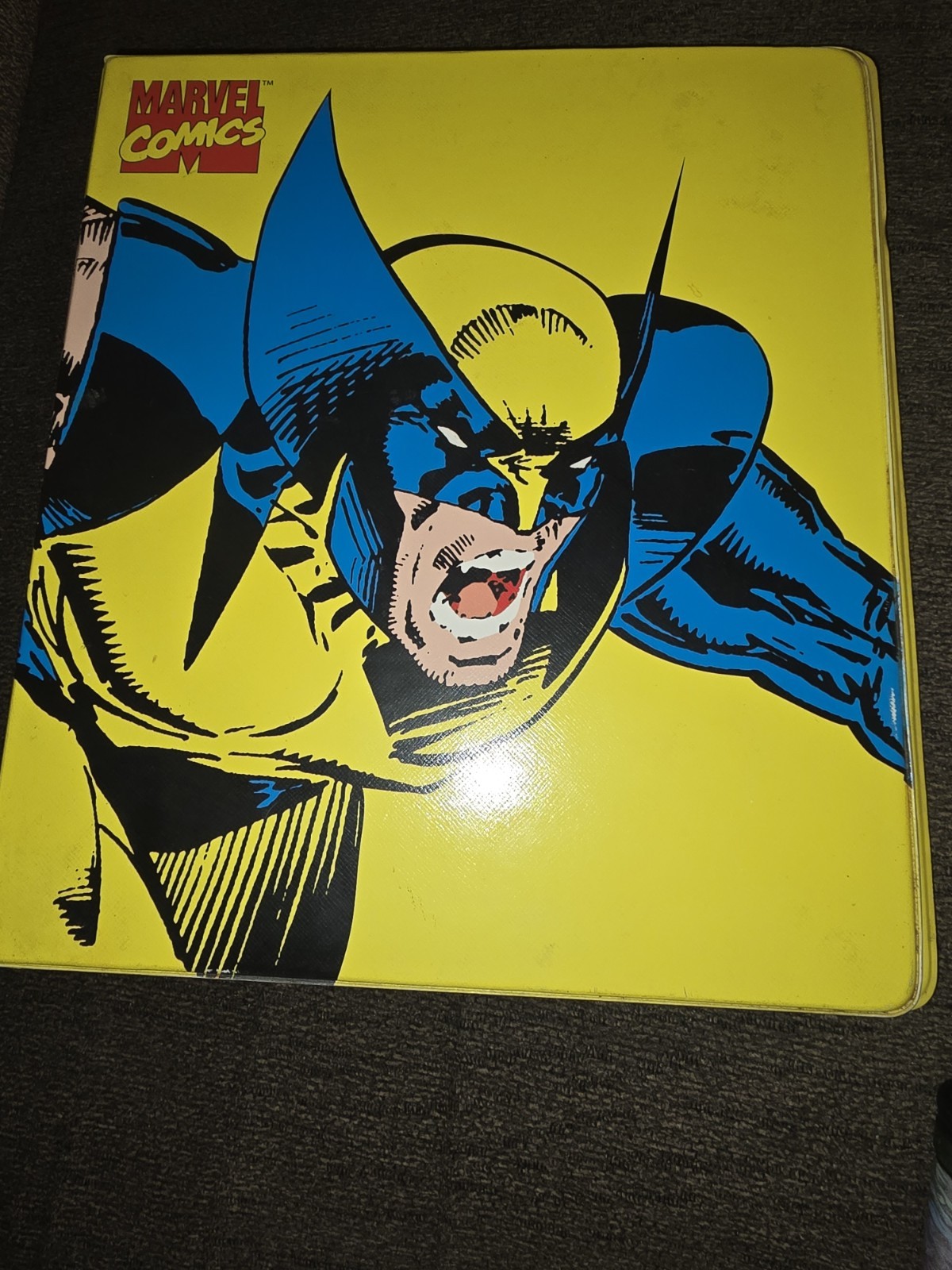 Vintage Wolverine X-Men 3-Ring Binder 1994 Marvel Comics