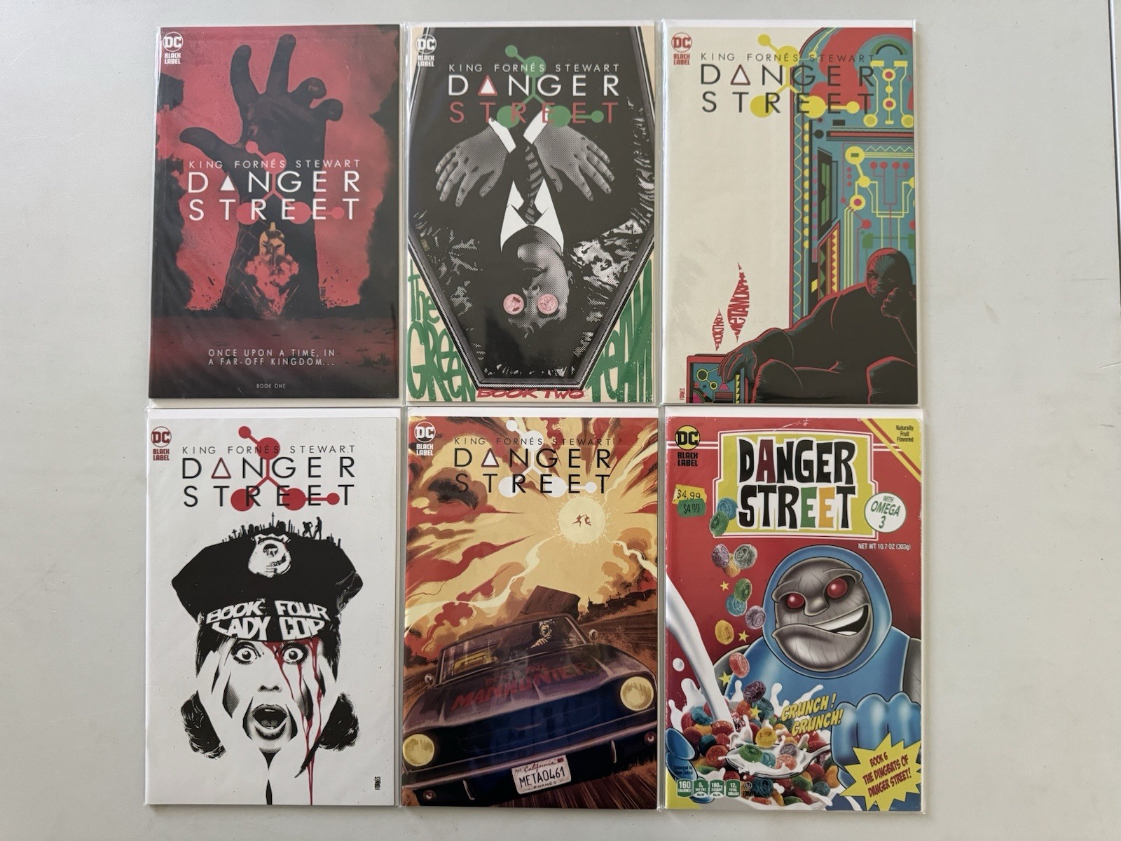 DC BLACK LABEL DANGER STREETl  #1-12 Tom King Complete Set Full Run