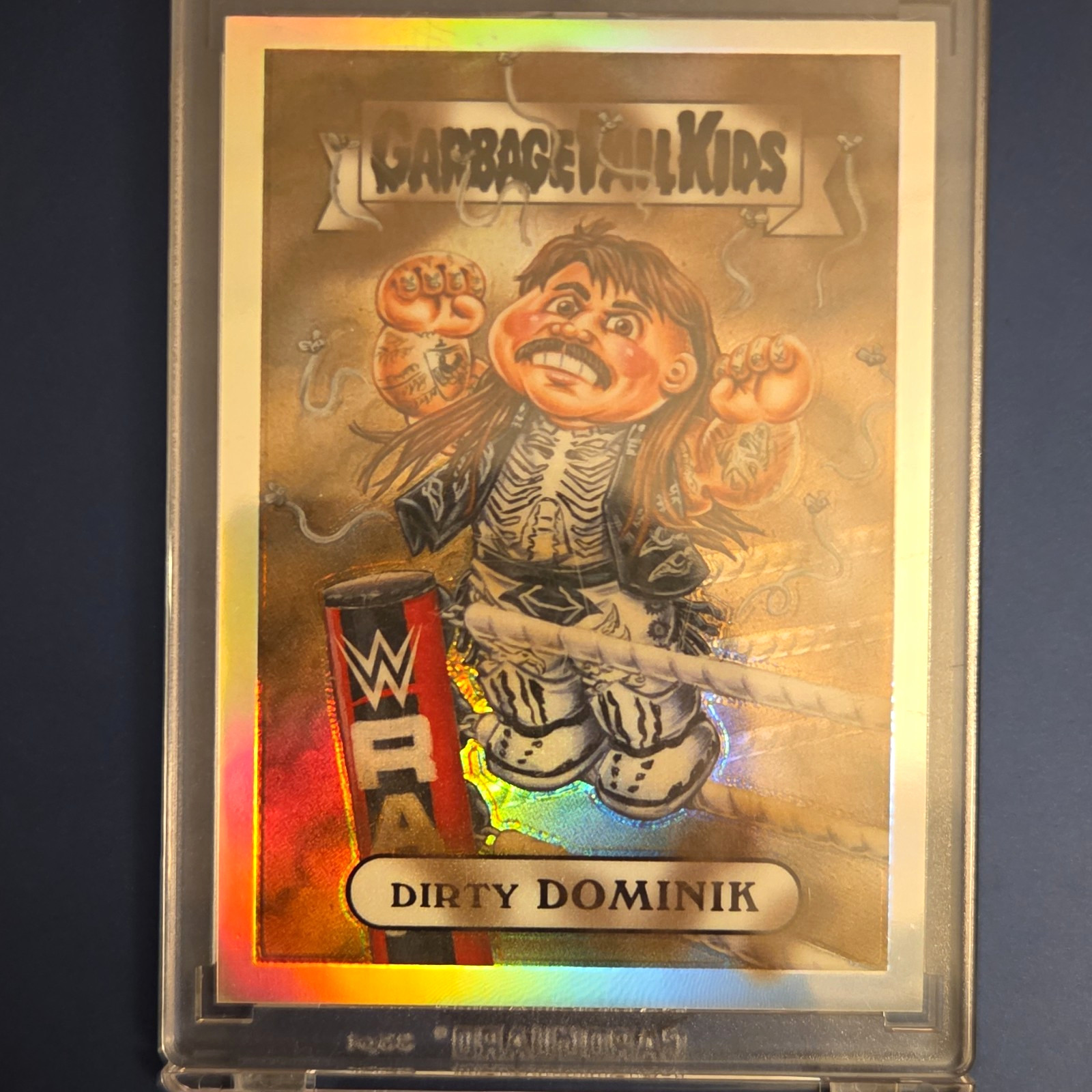 Topps 2026 Garbage Pail Kids WWE Dirty Dominik GPK-DK Holographic Card Chase