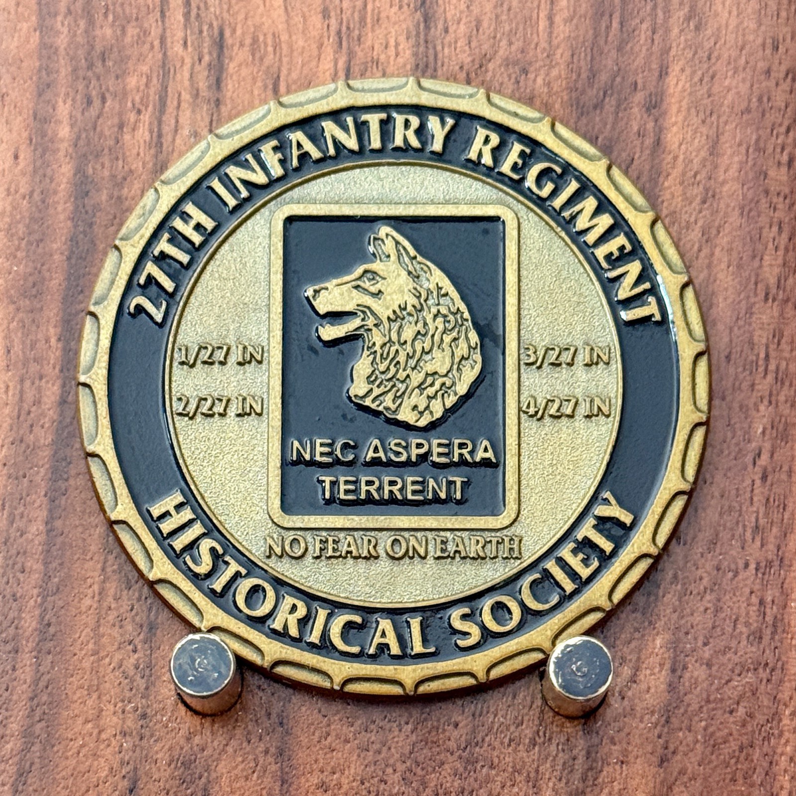 27th Infantry Regiment Sgt Charles Fleek MOH Challenge Coin  M#28