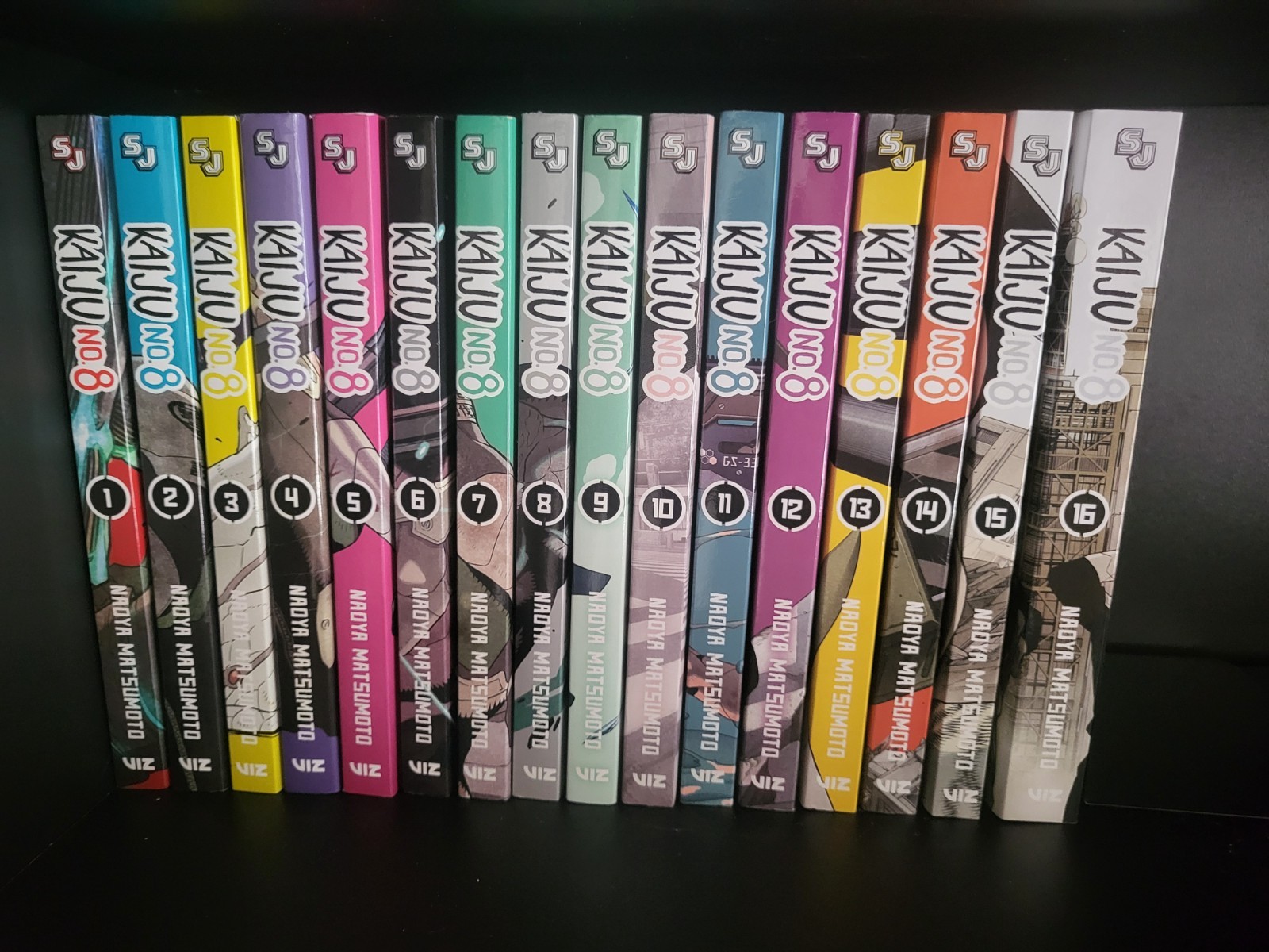 Kaiju No. 8 Manga Vol. 1-16 Complete Set English Naoya Matsumoto Kaiju No. 8 Manga Vol. 1-16 Complete Set English Naoya Matsumoto