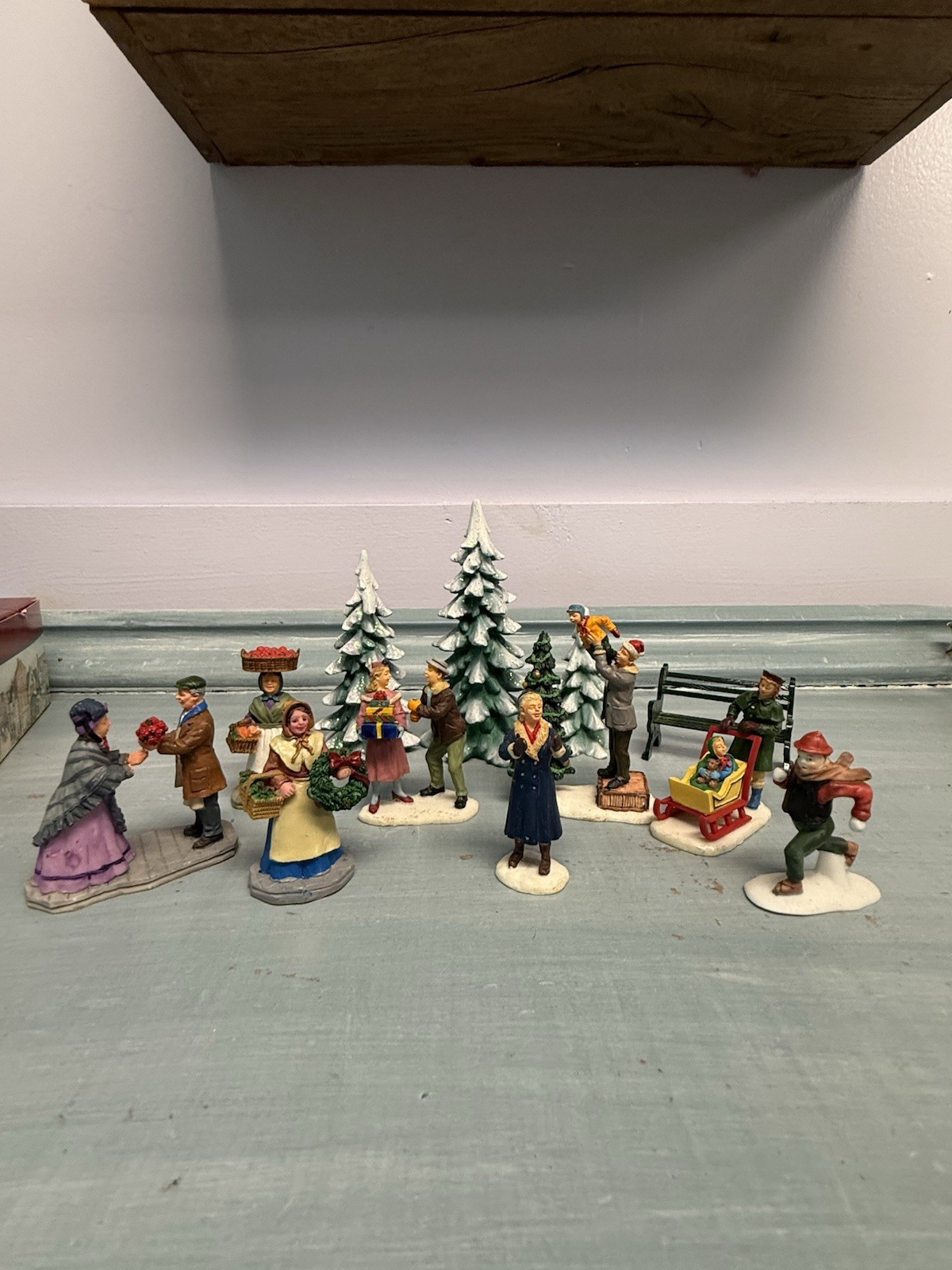 Lemax Christmas Village Figurines And Accessories Lot