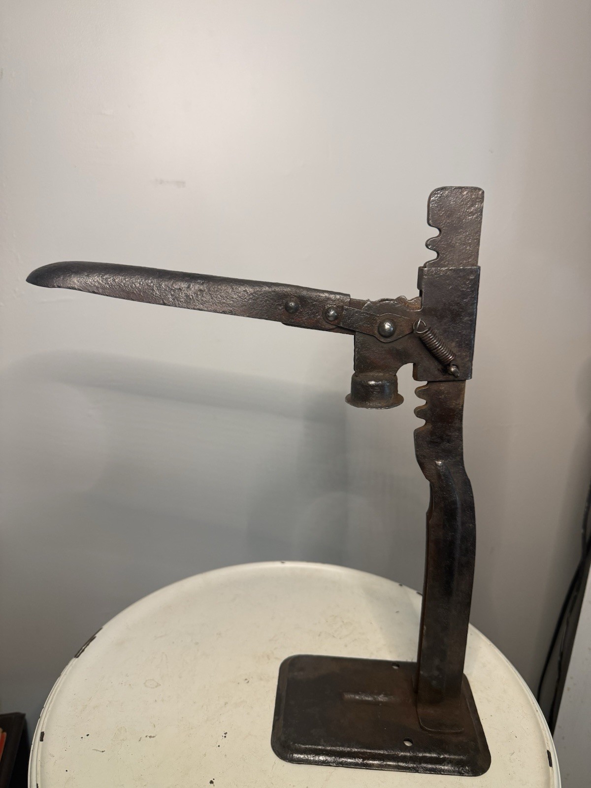 Antique Adjustable Bottle Capper Prohibition Era Home Brew Beer Soda Bench Tool