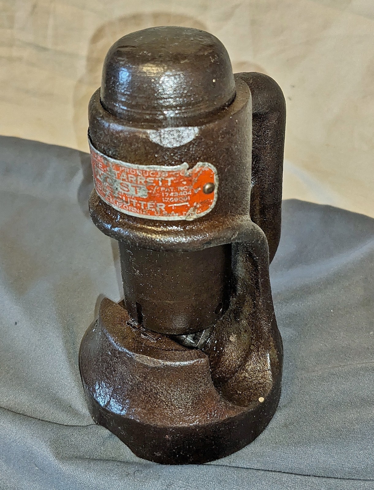 VINTAGE MORSE STARRETT CABLE CUTTER USA MAN CAVE VINTAGE SHOP TOOL COLLECTIBLE