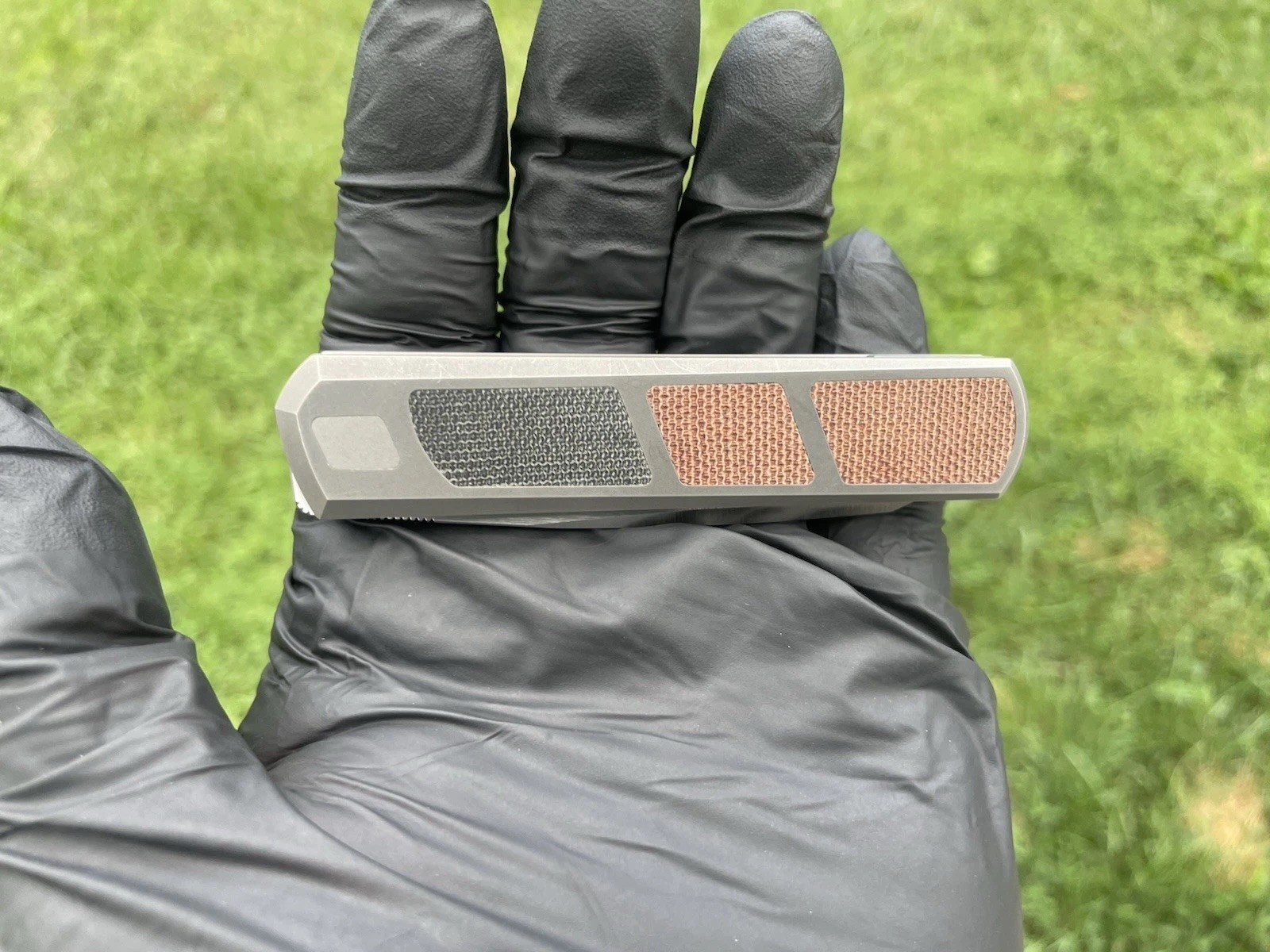 Pena X Series Paramour - Titanium/Micarta Scales- CPM M4 Blade USED