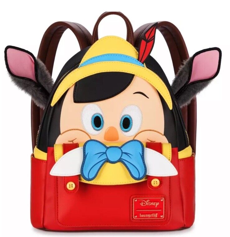 Disney Parks Pinocchio Loungefly Mini Backpack Disney100 Brand New