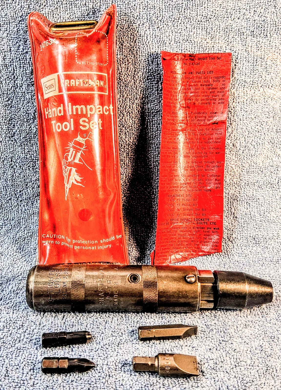 Vintage Sears Craftsman 9-47634 1/2\
