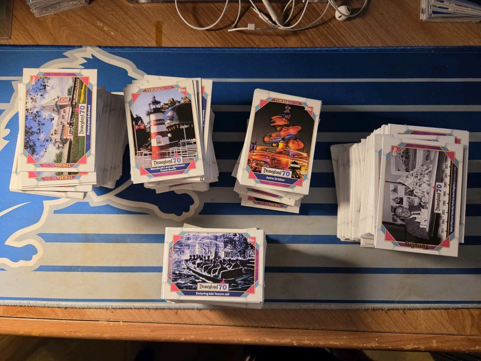 Topps Disneyland 70th Anniversary Base Huge Lot of 625 Cards Invest $$$ Mickey