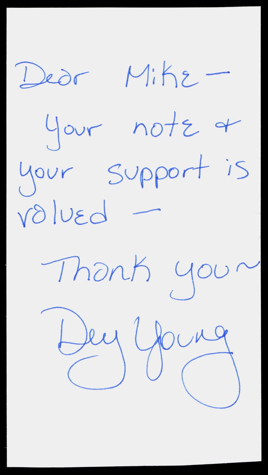 1980s Dey Young Actress Signed Note Autograph Rock n Roll High School Star Trek 1980s Dey Young Actress Signed Note Autograph Rock n Roll High School Star Trek
