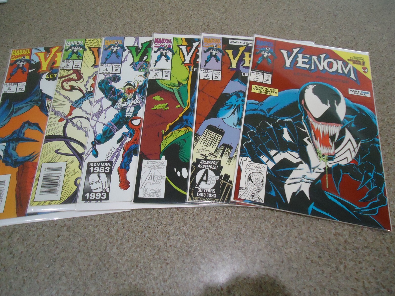 VENOM LETHAL PROTECTOR COMPLETE SERIES 1-6