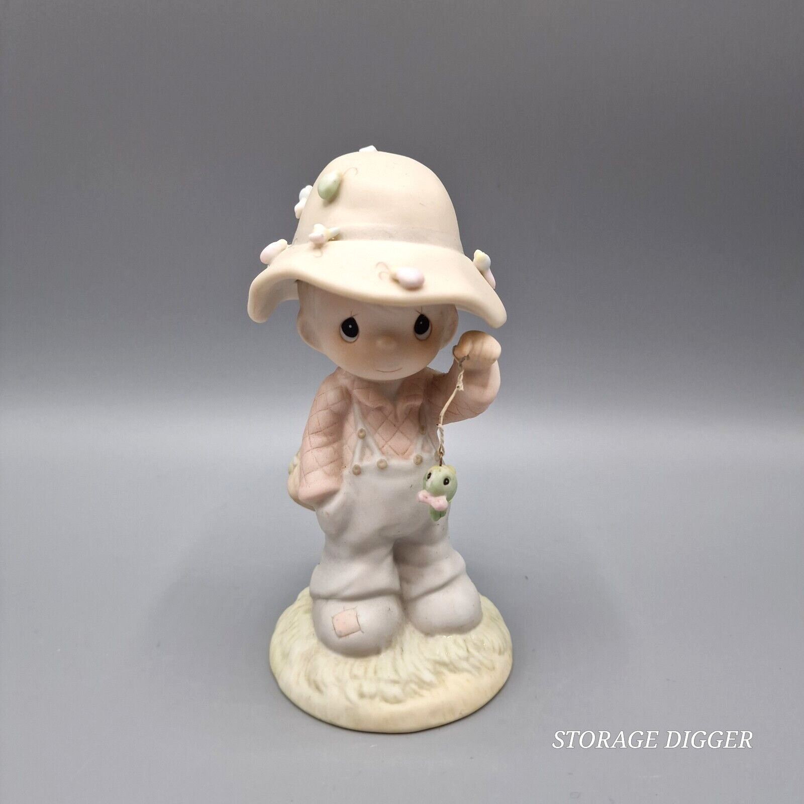 VTG 1986 Samuel J. Butcher Precious Moments Porcelain Figurine 5.5\