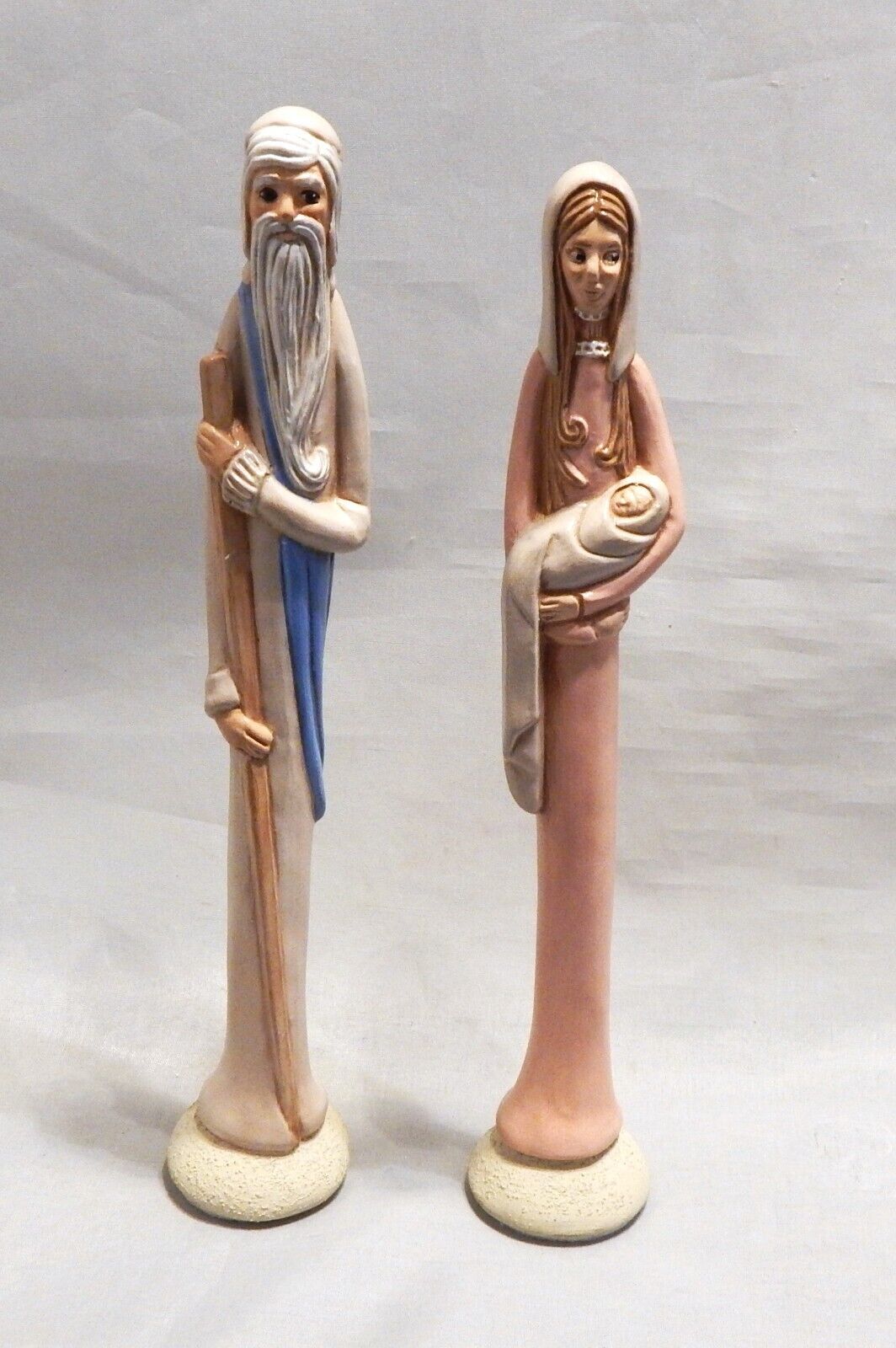 Nativity Holy Family Pencil Figures Joseph and Mary