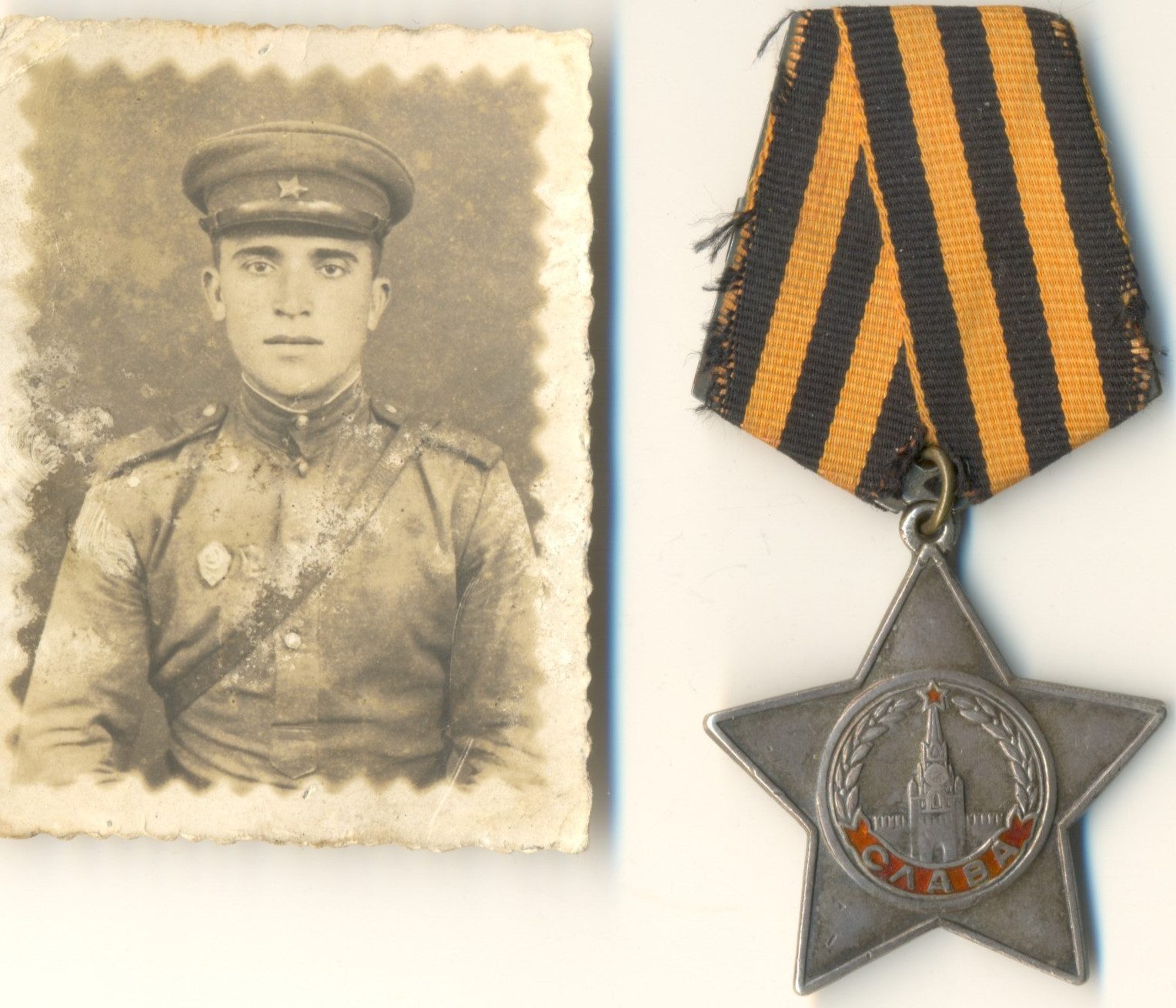 Soviet Russian red Order BUDAPEST  Glory 3rd class  star banner Combat (1139)