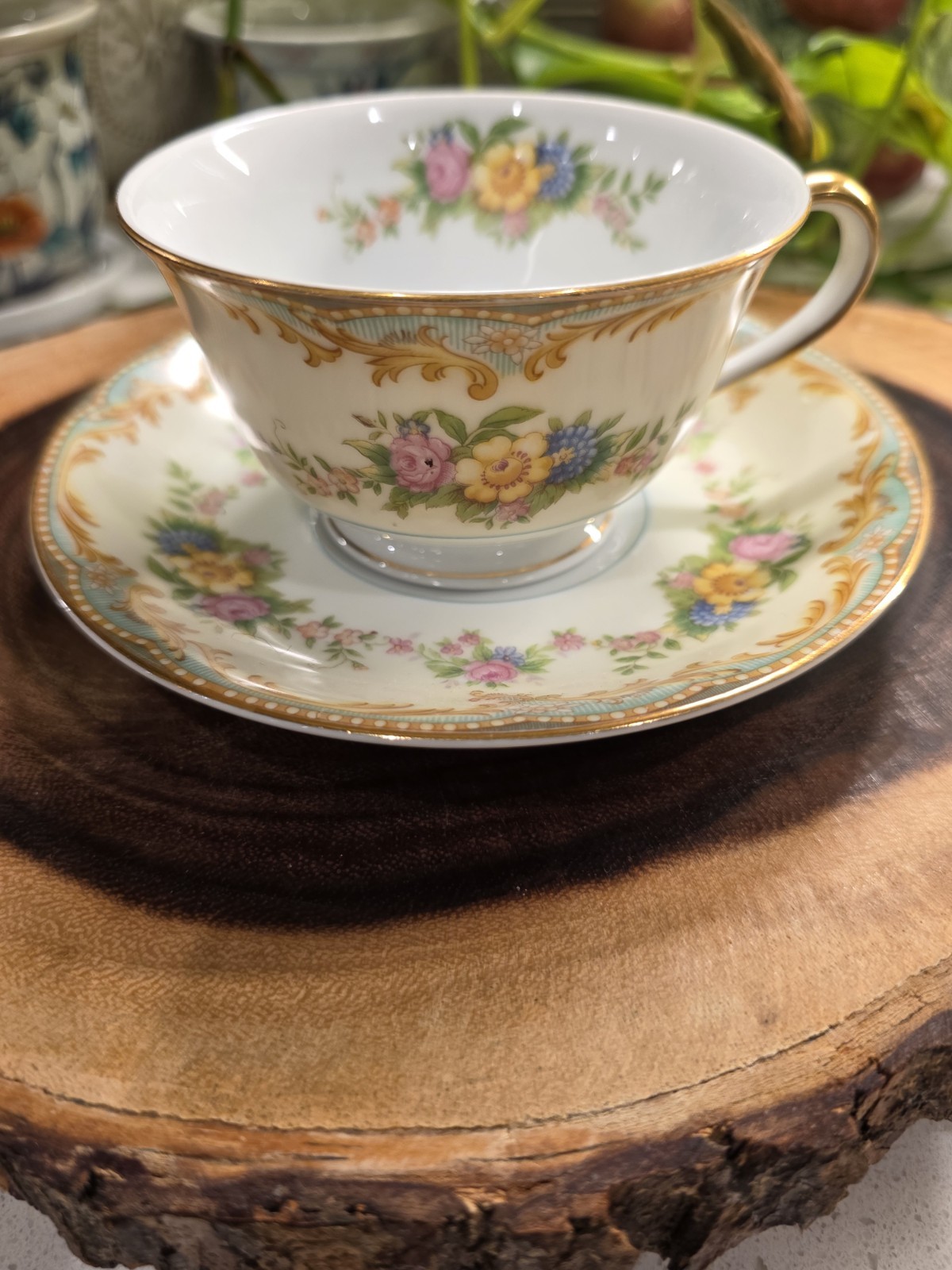 Noritake Milroy Cup & Saucer 450829 VTG Noritake Milroy Cup & Saucer 450829 VTG